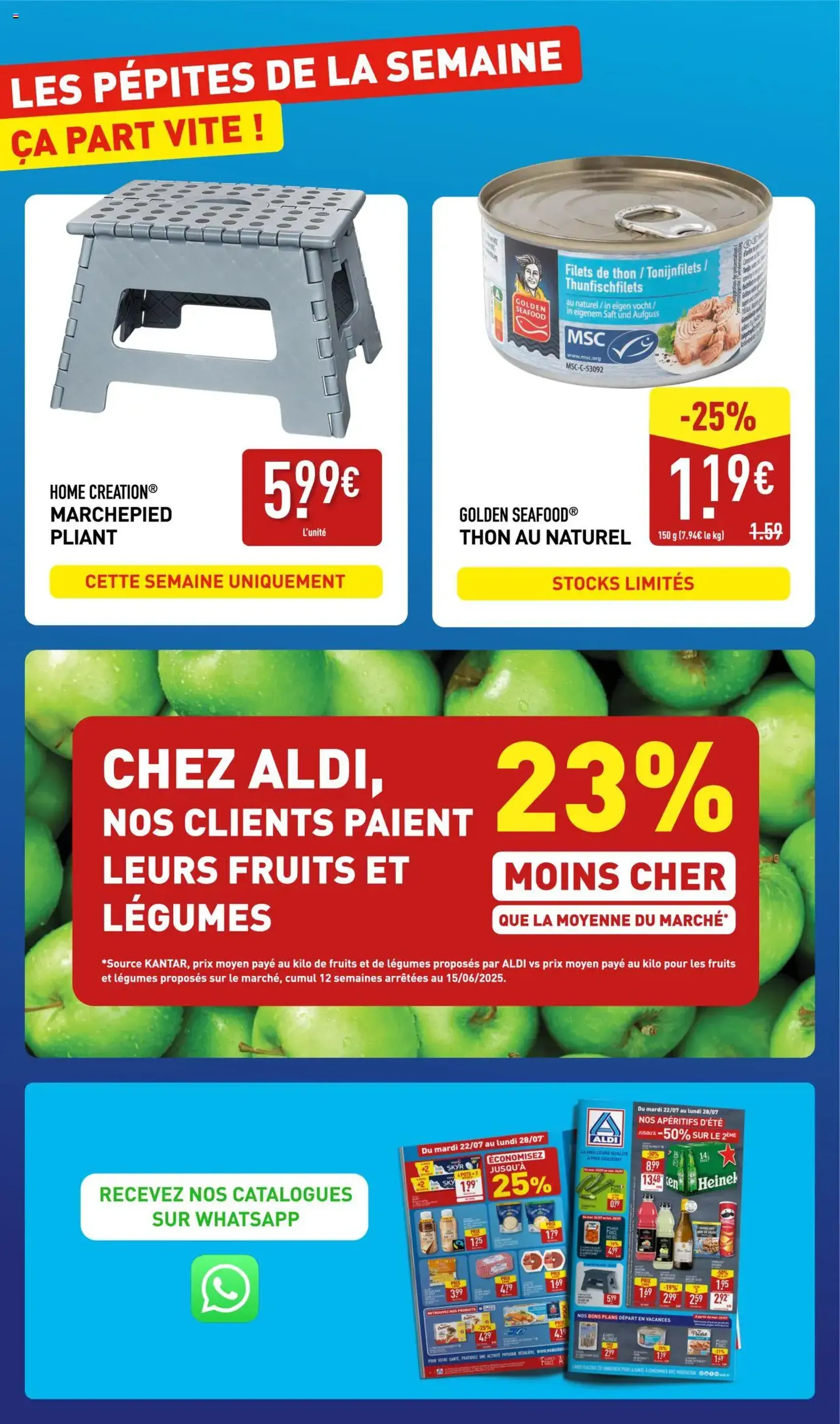 Aldi catalogue semaine 30 - brochure valable à partir du 22/07/2025, page 2 sur 45 Aldi catalogue semaine 30 - brochure valable à partir du 22/07/2025, page 2 sur 45