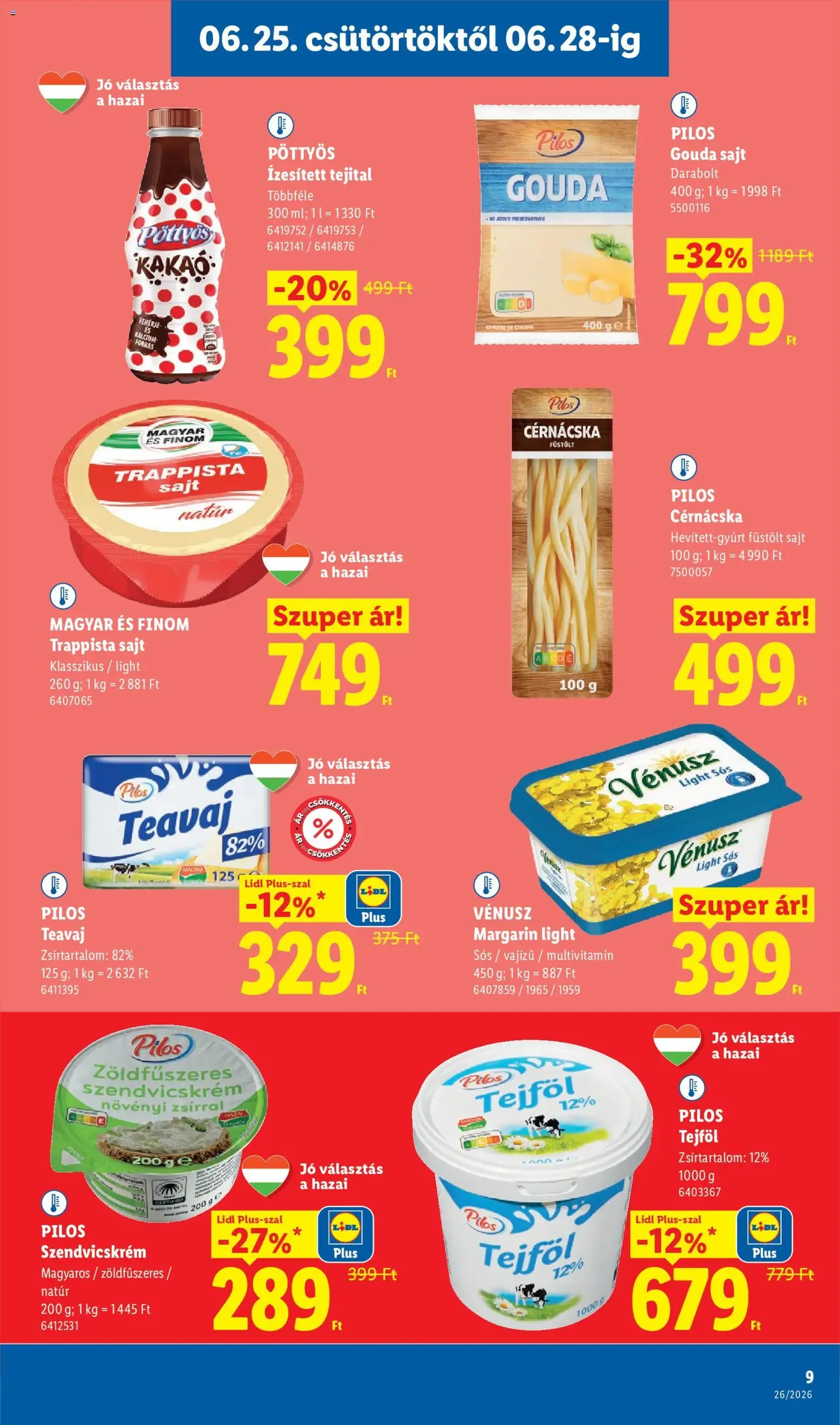 Lidl akciós újság - 2026.06.25. érvényes szórólap 9 oldal 74 oldalból
