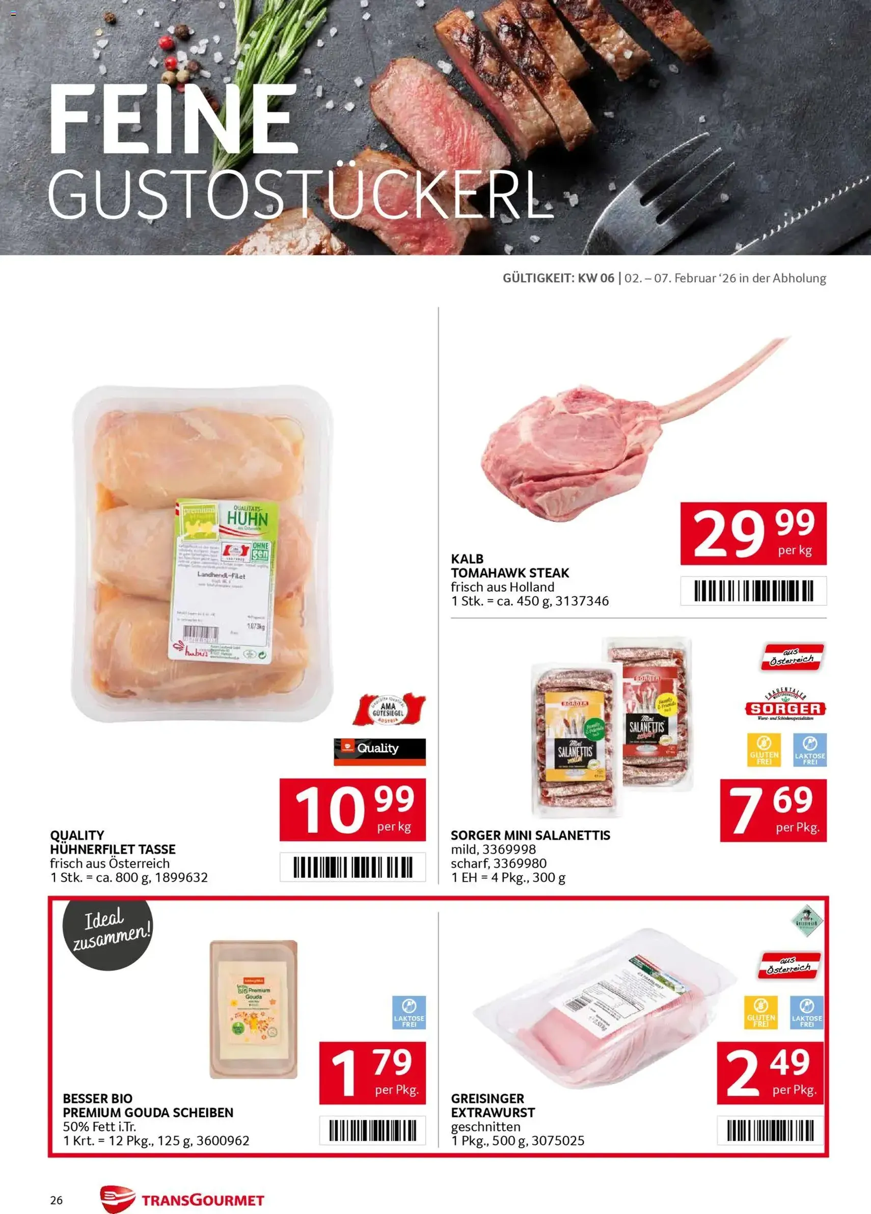 Transgourmet Flugblatt - Gültiger Prospekt ab 02.02.2026, Seite 25 von insgesamt 31