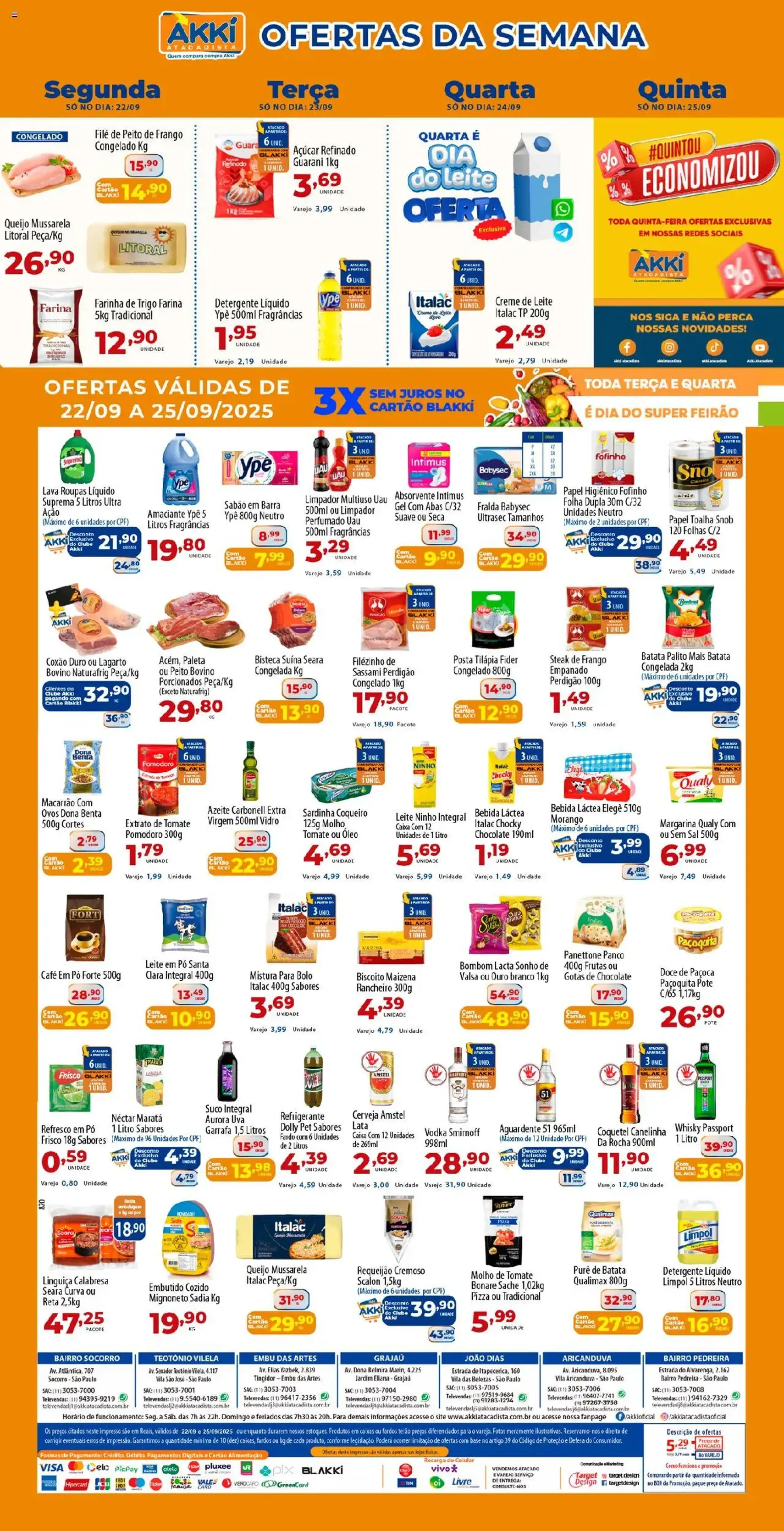 Akki Atacadista - Ofertas da semana - folheto válido a partir de 22/09/2025 página 1 de 1