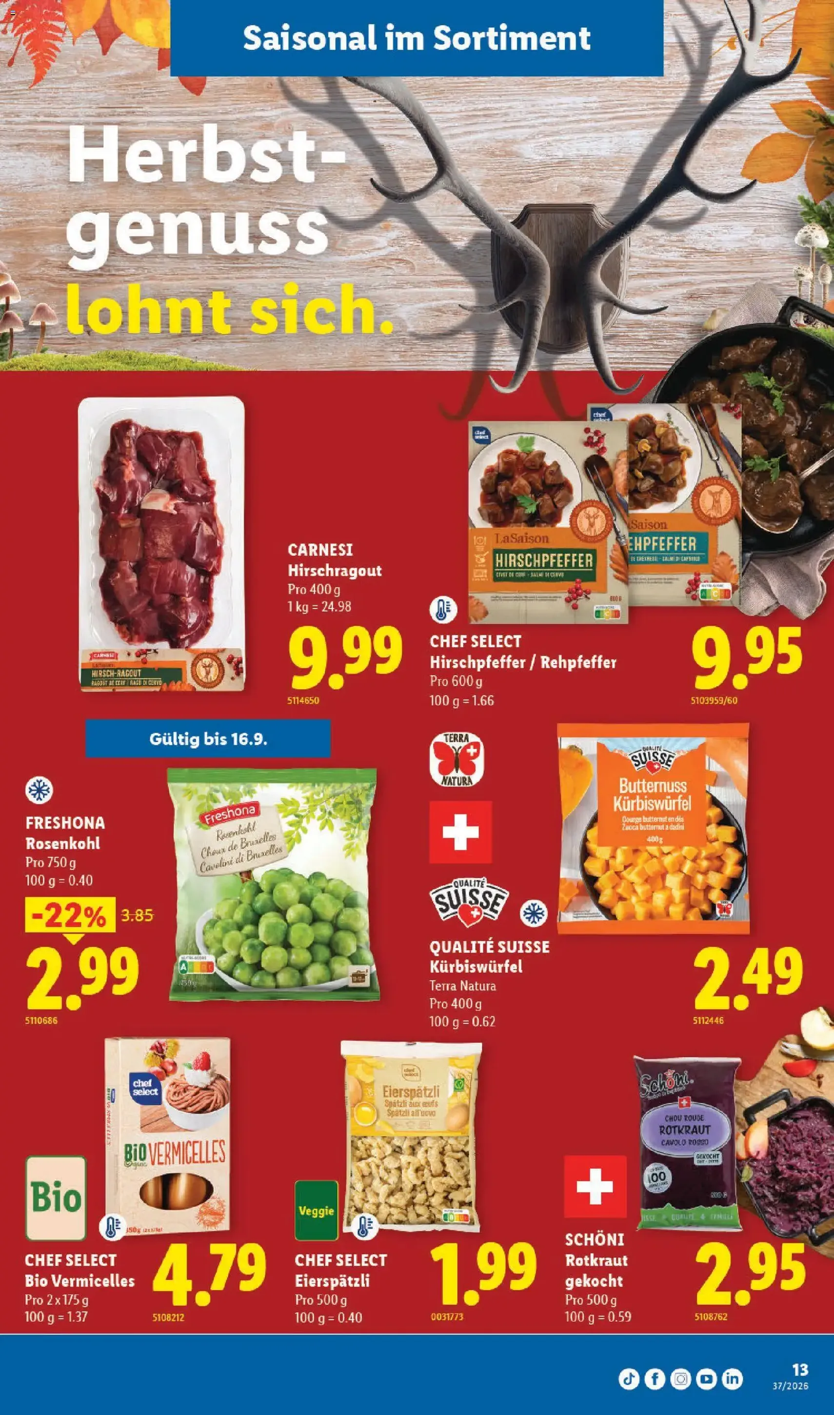 Lidl aktionen - Gültiger Prospekt ab 10.09.2026, Seite 13 von insgesamt 33