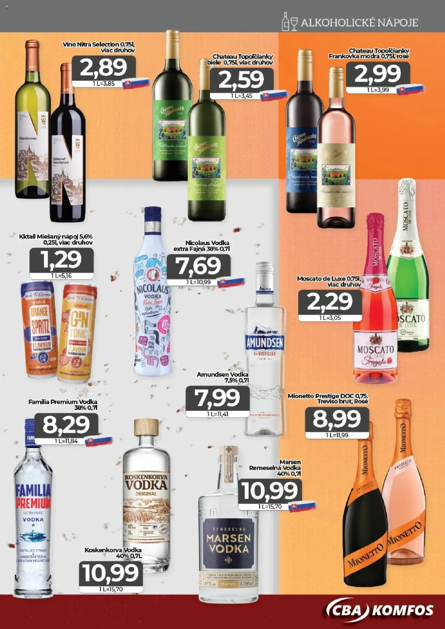 CBA Komfos leták - platný leták od 19.06.2026 strana 13 z 16