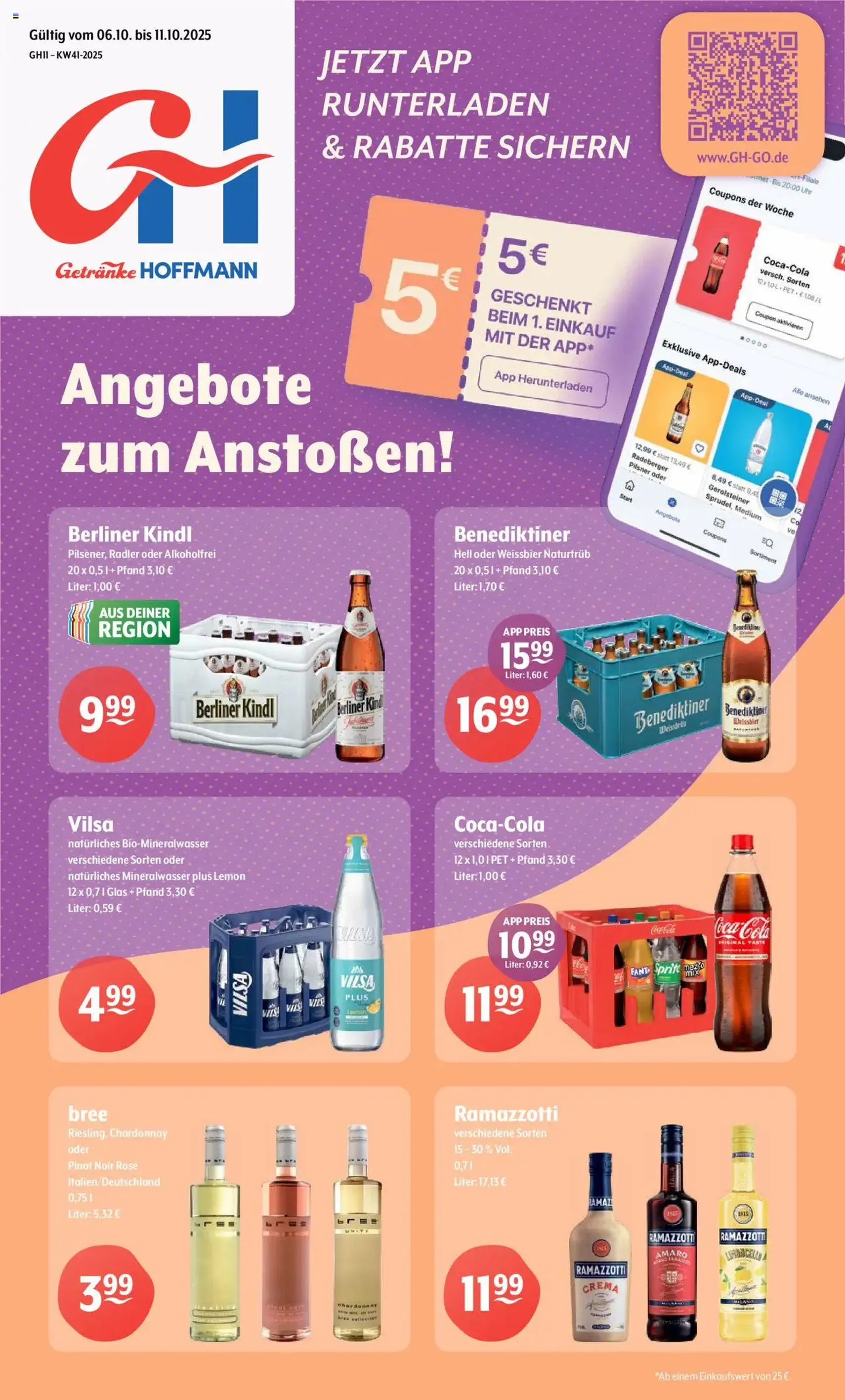 Trink und Spare Prospekt - Gültiger Prospekt ab 06.10.2025, Seite 1 von insgesamt 11