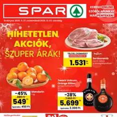 Spar Akciós újság - szórólap előnézete érvényes 2025.11.27. -tól