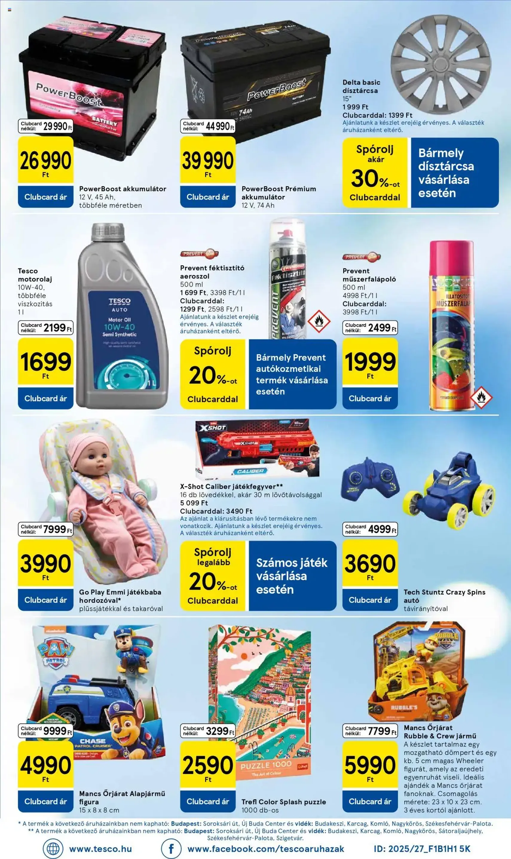 Tesco Hipermarket - Akciós újság - 2025.08.28. érvényes szórólap 32 oldal 32 oldalból Tesco Hipermarket - Akciós újság - 2025.08.28. érvényes szórólap 32 oldal 32 oldalból