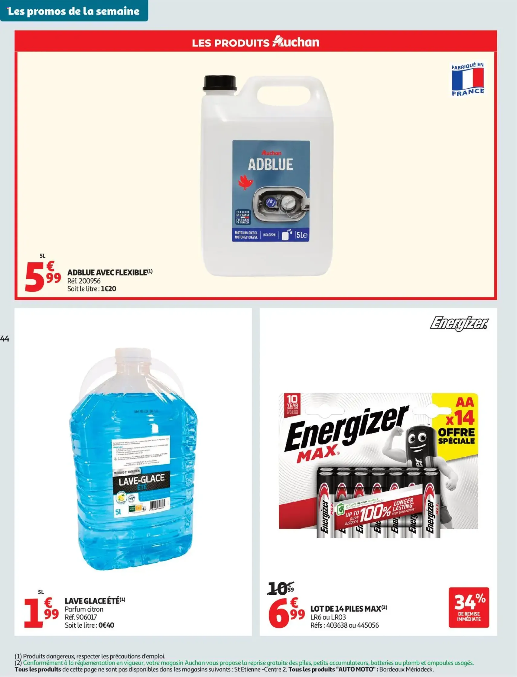 Auchan folder / publicité - geldige folder vanaf 28/07/2026 pagina 44 van 54
