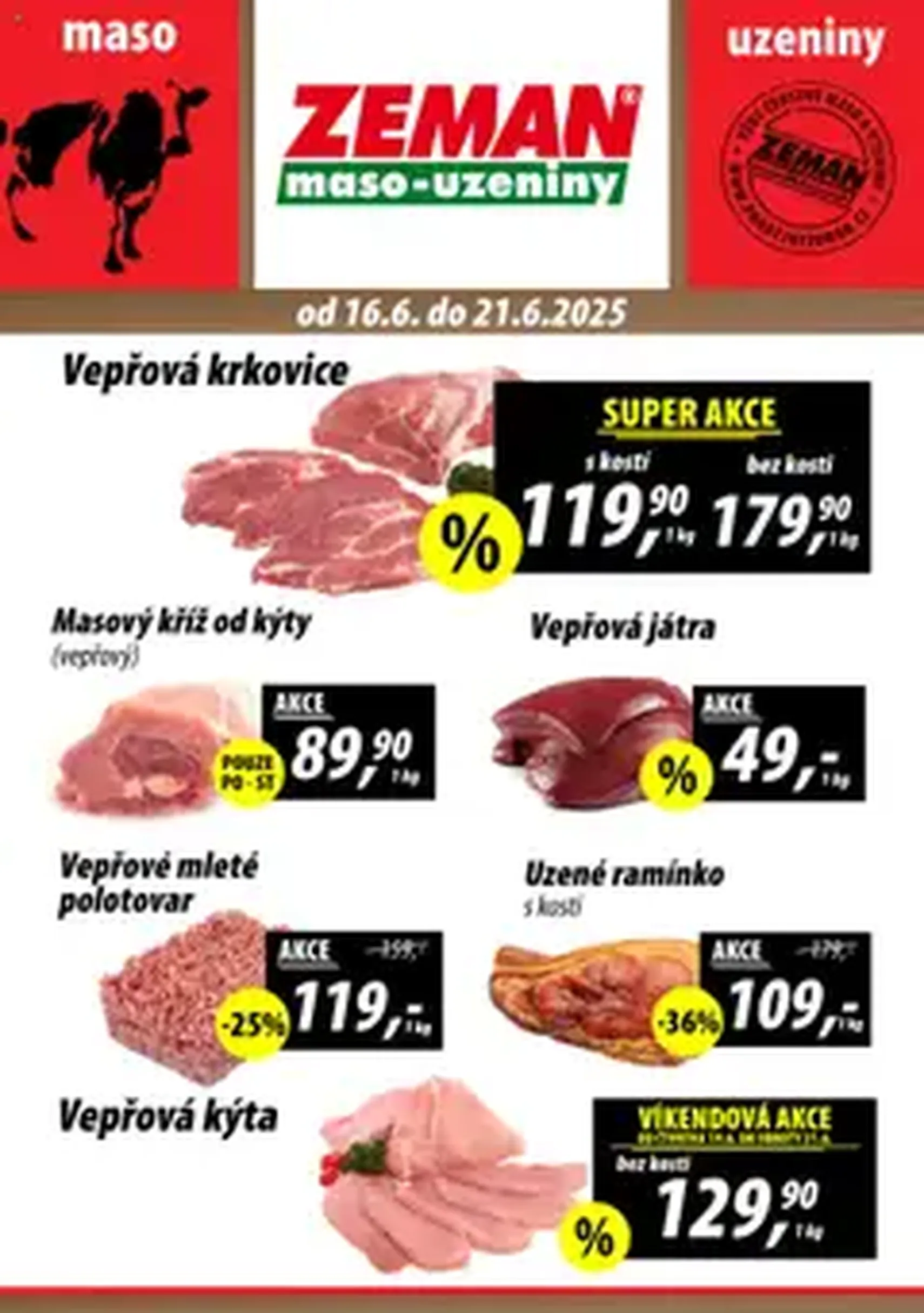 Prodejny Zeman leták - platný leták od 16.06.2025 strana 1 z 1