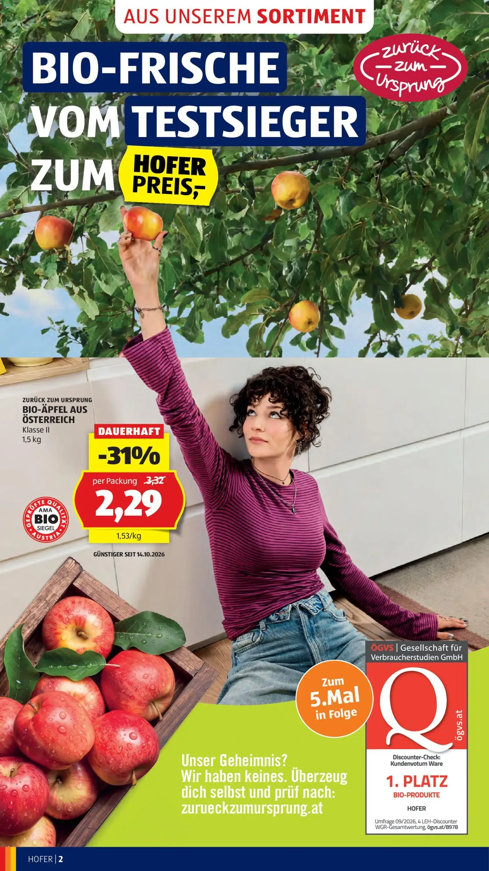 Hofer Flugblatt - Gültiger Prospekt ab 16.10.2026, Seite 10 von insgesamt 54