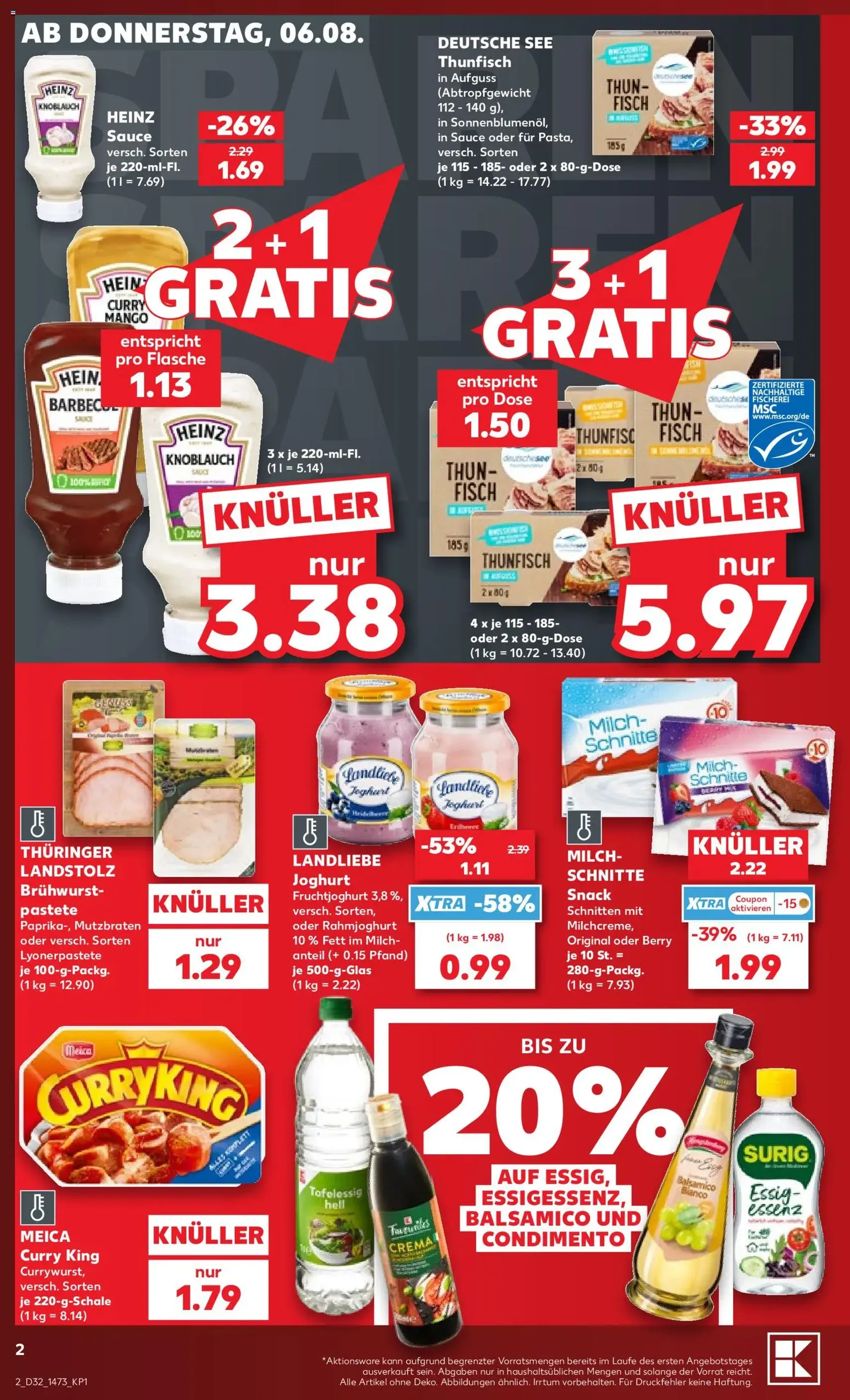 Kaufland Prospekt - Gültiger Prospekt ab 06.08.2026, Seite 2 von insgesamt 58