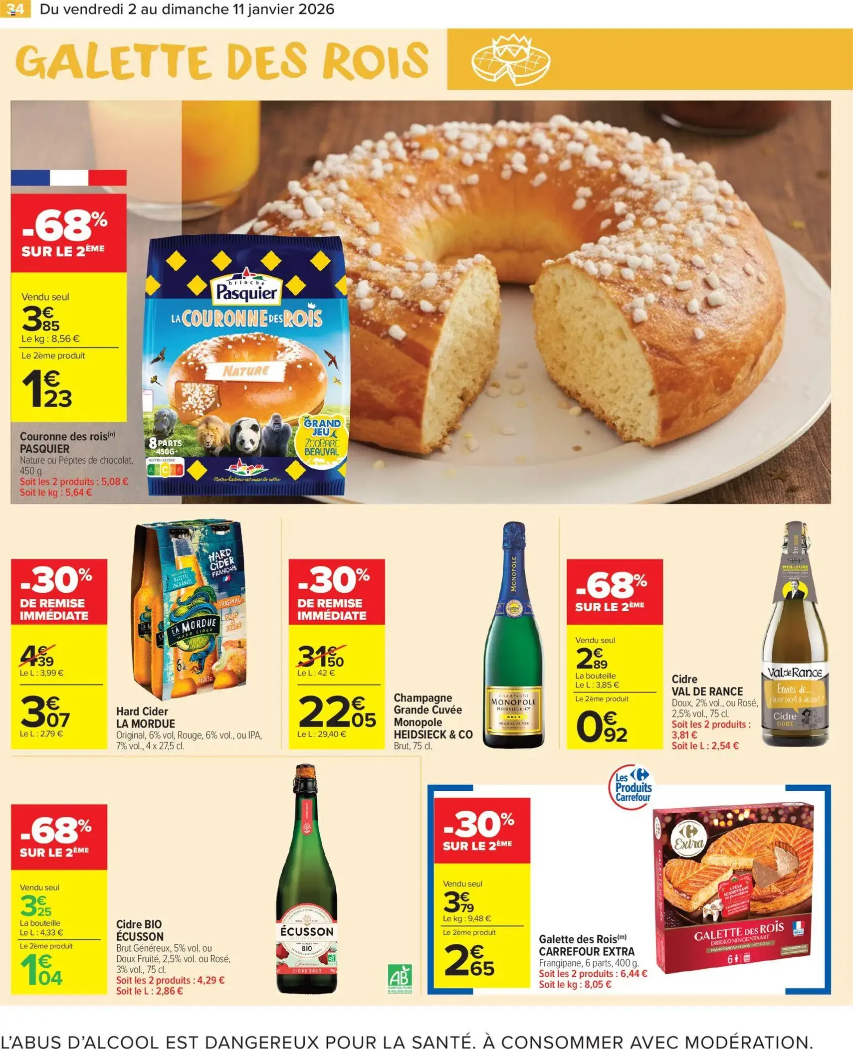 Carrefour Market catalogue semaine 1 - brochure valable à partir du 02/01/2026, page 36 sur 64