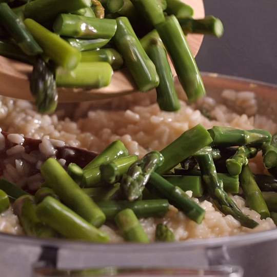 Anteprima ricetta Riso con asparagi selvatici