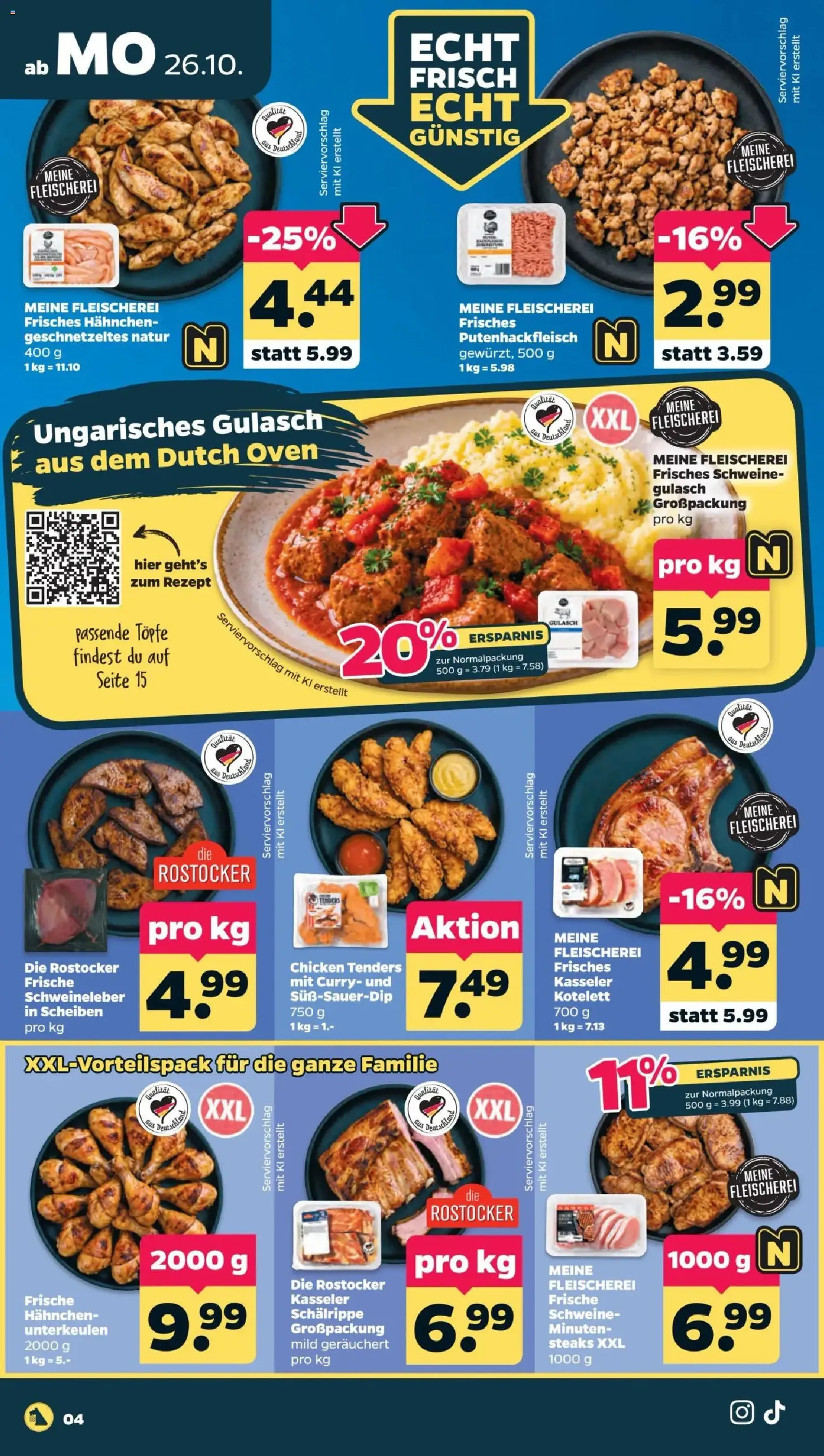 Netto Prospekt - Gültiger Prospekt ab 26.10.2026, Seite 4 von insgesamt 39