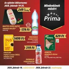 CBA Príma Akciós újság - szórólap előnézete érvényes 2026.02.19. -tól