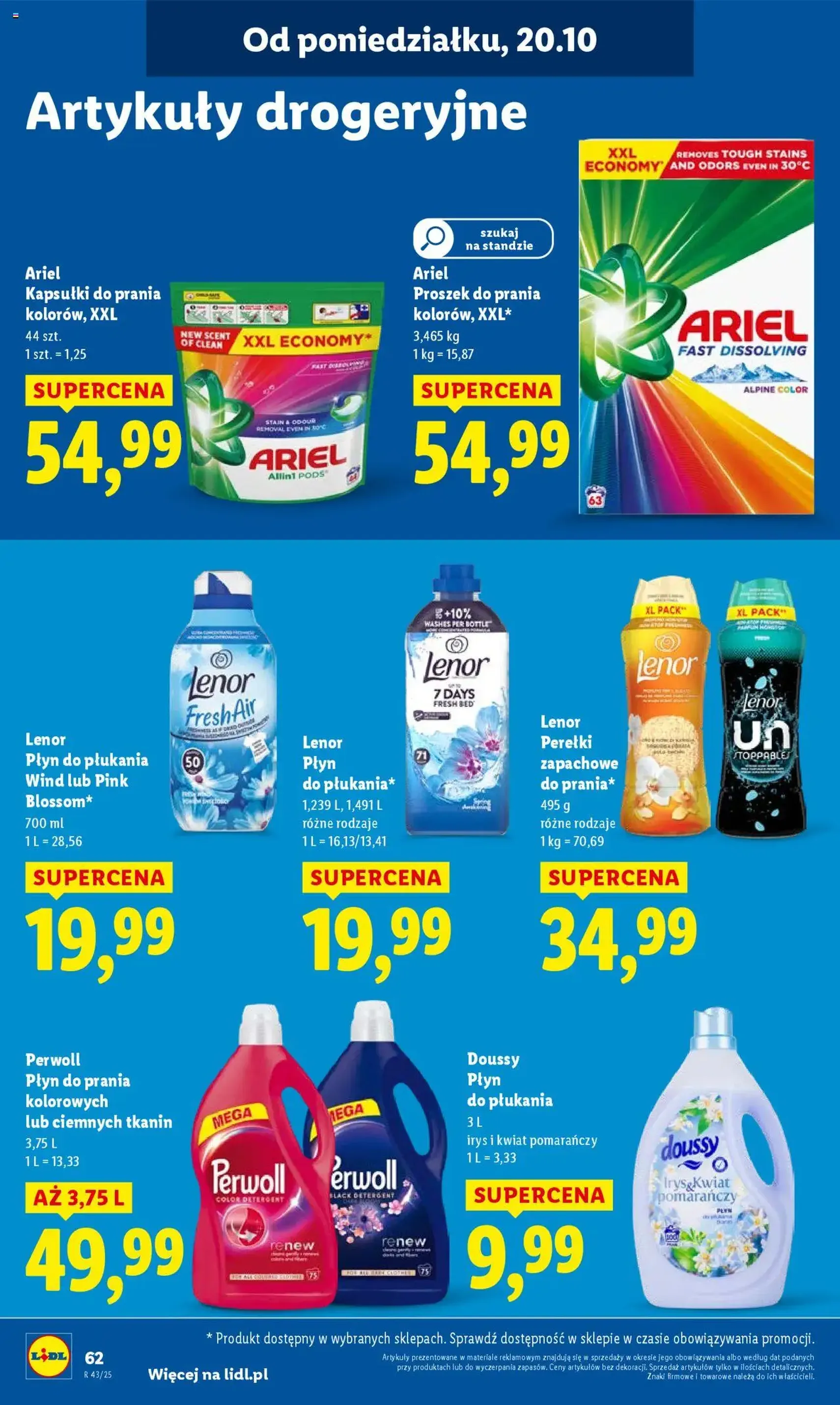 Lidl Gazetka - ważny gazetka od 20.10.2025 strona 62 z 74 Lidl Gazetka - ważny gazetka od 20.10.2025 strona 62 z 74