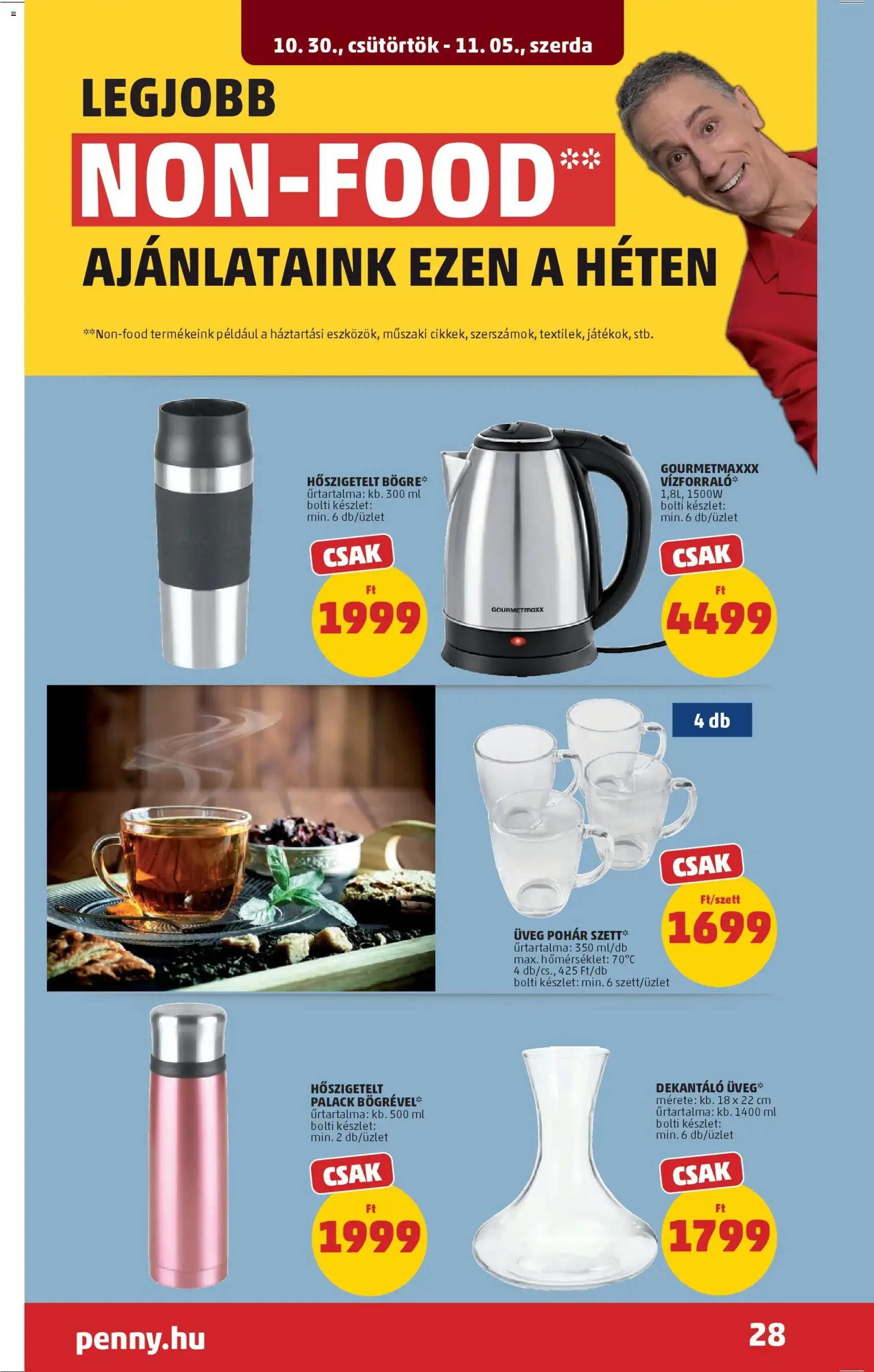 PENNY Akciós újság - 2025.10.30. érvényes szórólap 32 oldal 38 oldalból PENNY Akciós újság - 2025.10.30. érvényes szórólap 32 oldal 38 oldalból