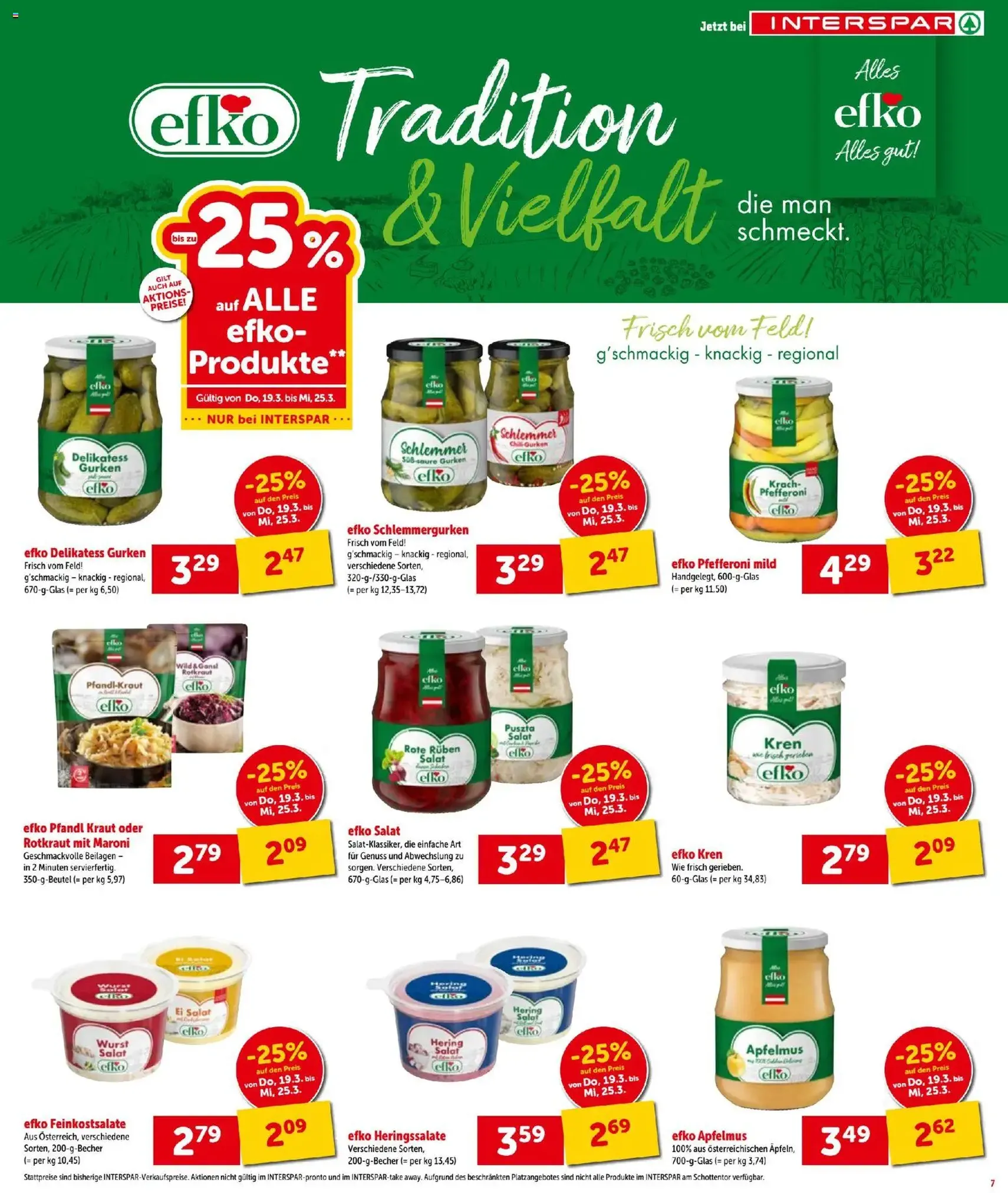 Interspar - Flugblatt - Gültiger Prospekt ab 19.03.2026, Seite 7 von insgesamt 16