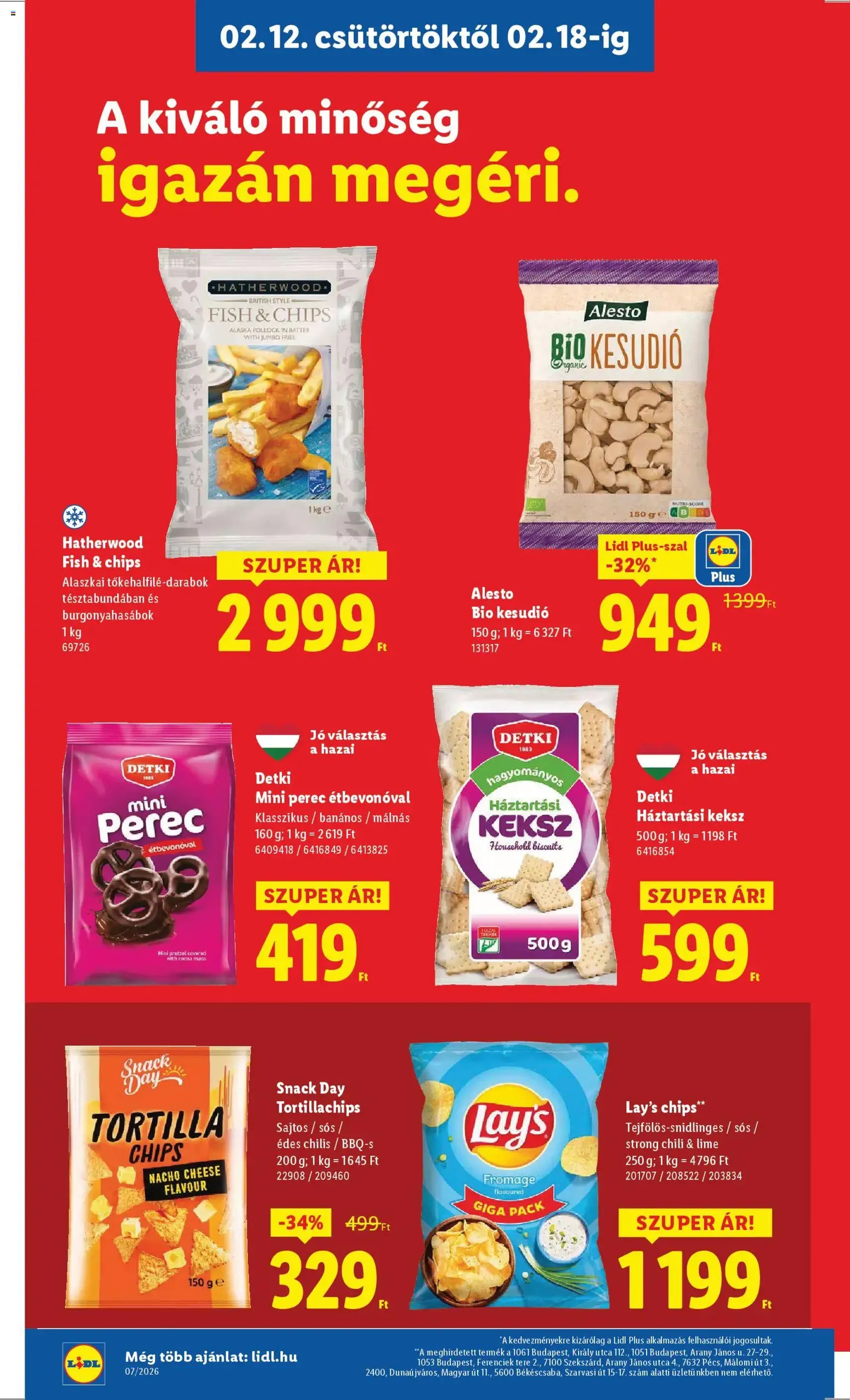 Lidl Akciós újság - 2026.02.12. érvényes szórólap 10 oldal 62 oldalból