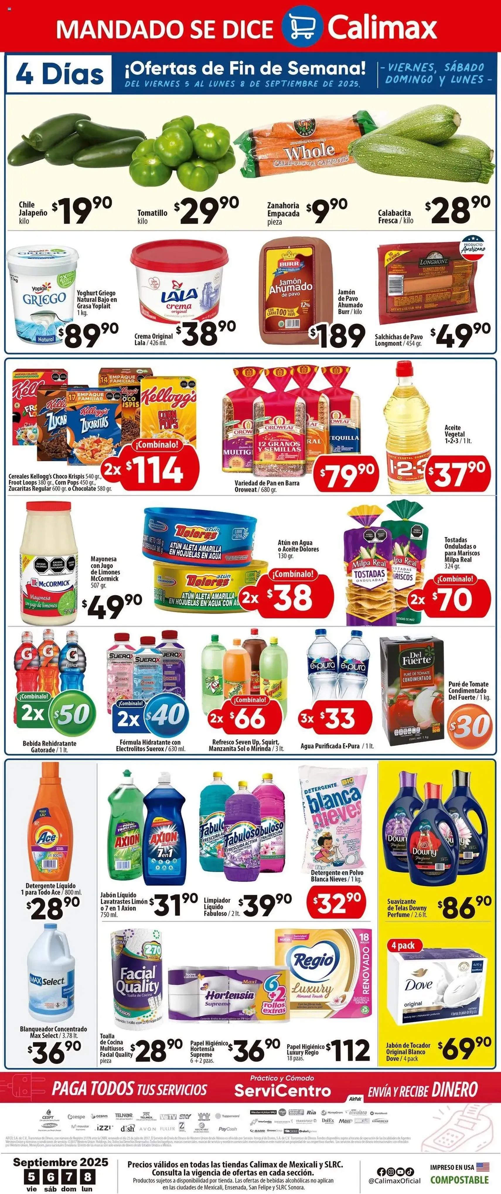 Calimax - Folleto Mexicali - folleto válido desde 05/09/2025 página 6 de 6