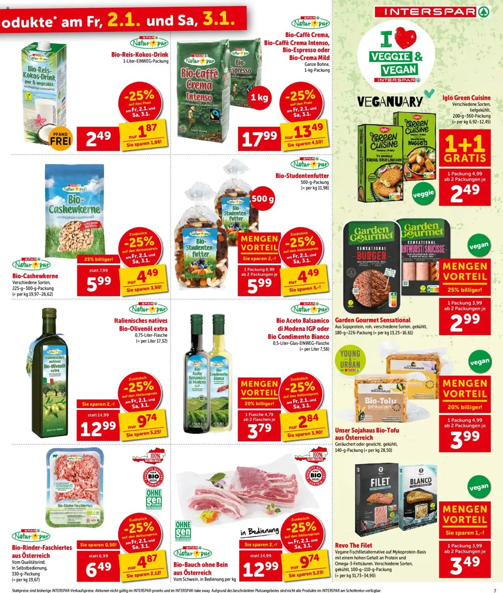 Interspar Flugblatt - Gültiger Prospekt ab 02.01.2026, Seite 7 von insgesamt 24