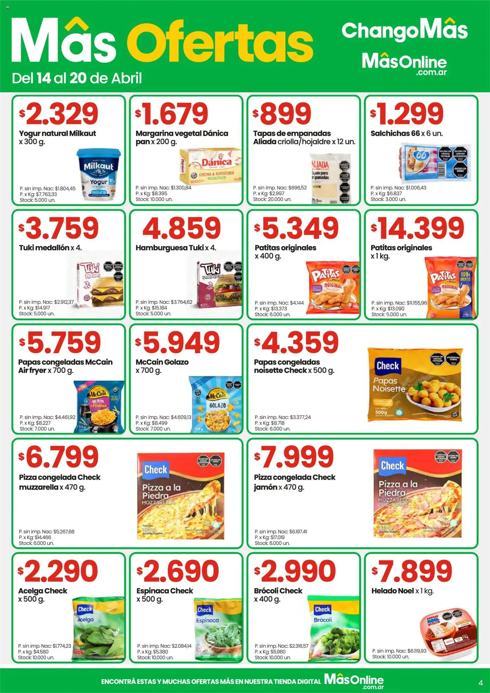 Changomas ofertas - folleto válido desde 14/04/2026 página 4 de 11