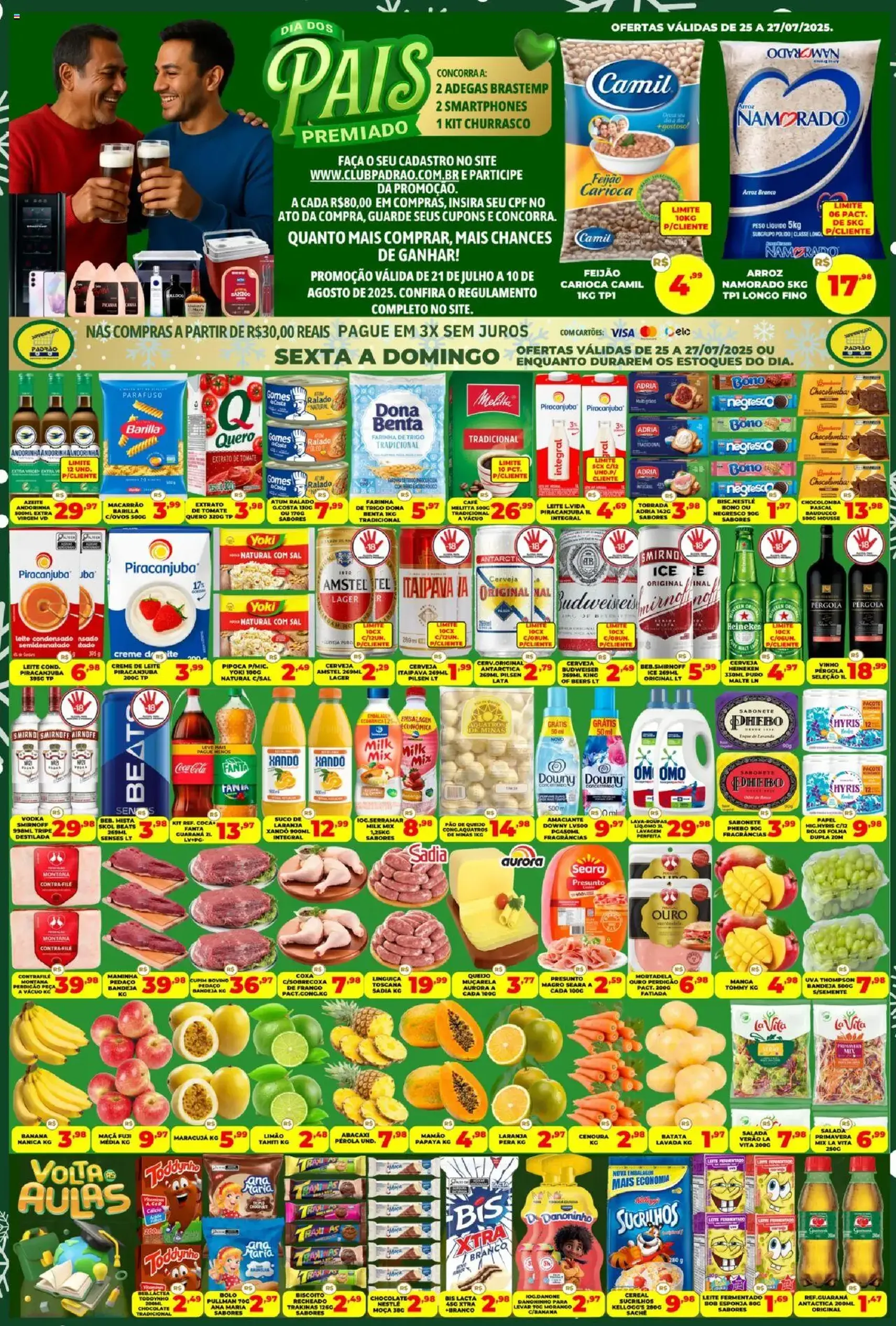 Supermercado Padrão - Ofertas da semana - folheto válido a partir de 25/07/2025 página 1 de 1