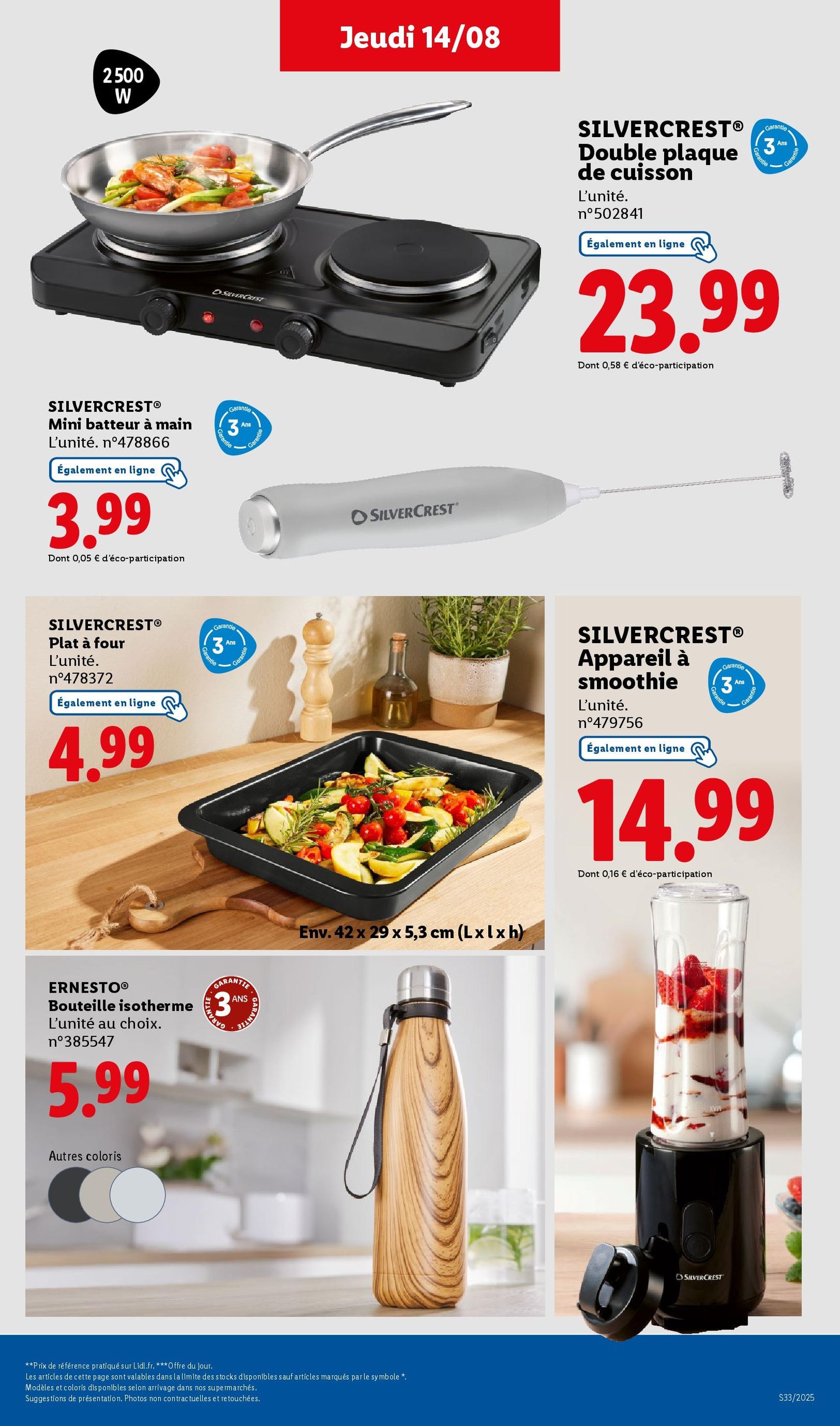 LIDL catalogue semaine 32 - brochure valable à partir du 14/08/2025, page 43 sur 72