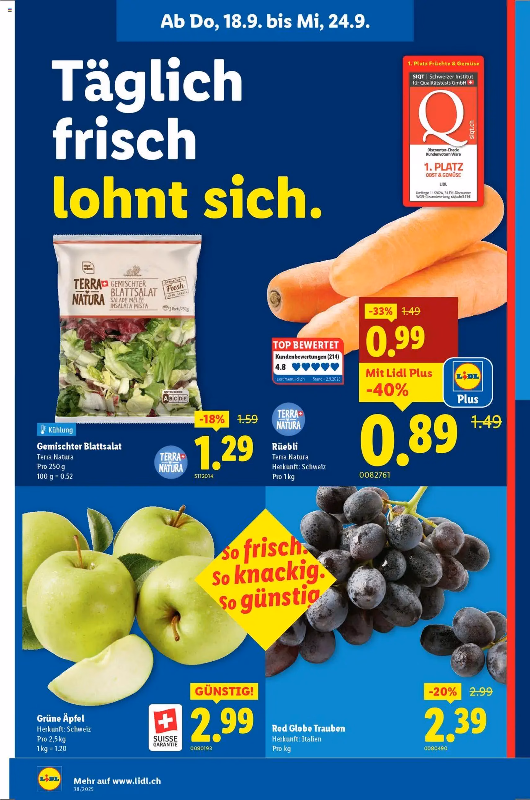 Lidl Aktionen - Gültiger Prospekt ab 18.09.2025, Seite 4 von insgesamt 32