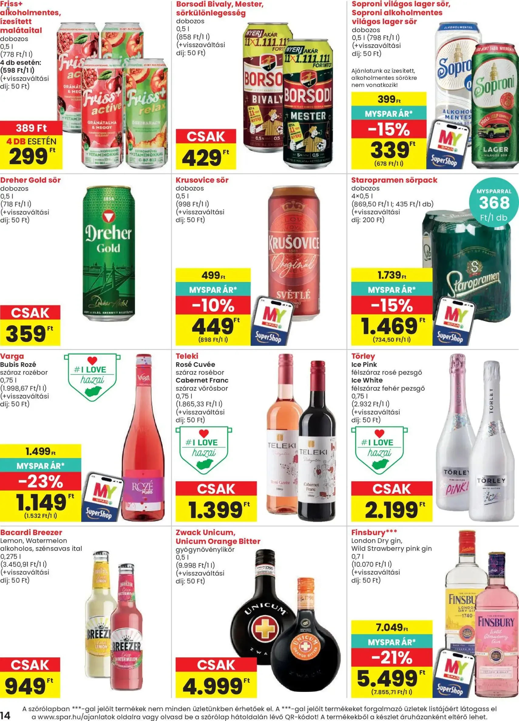 Spar akciós újság - 2026.06.04. érvényes szórólap 14 oldal 20 oldalból
