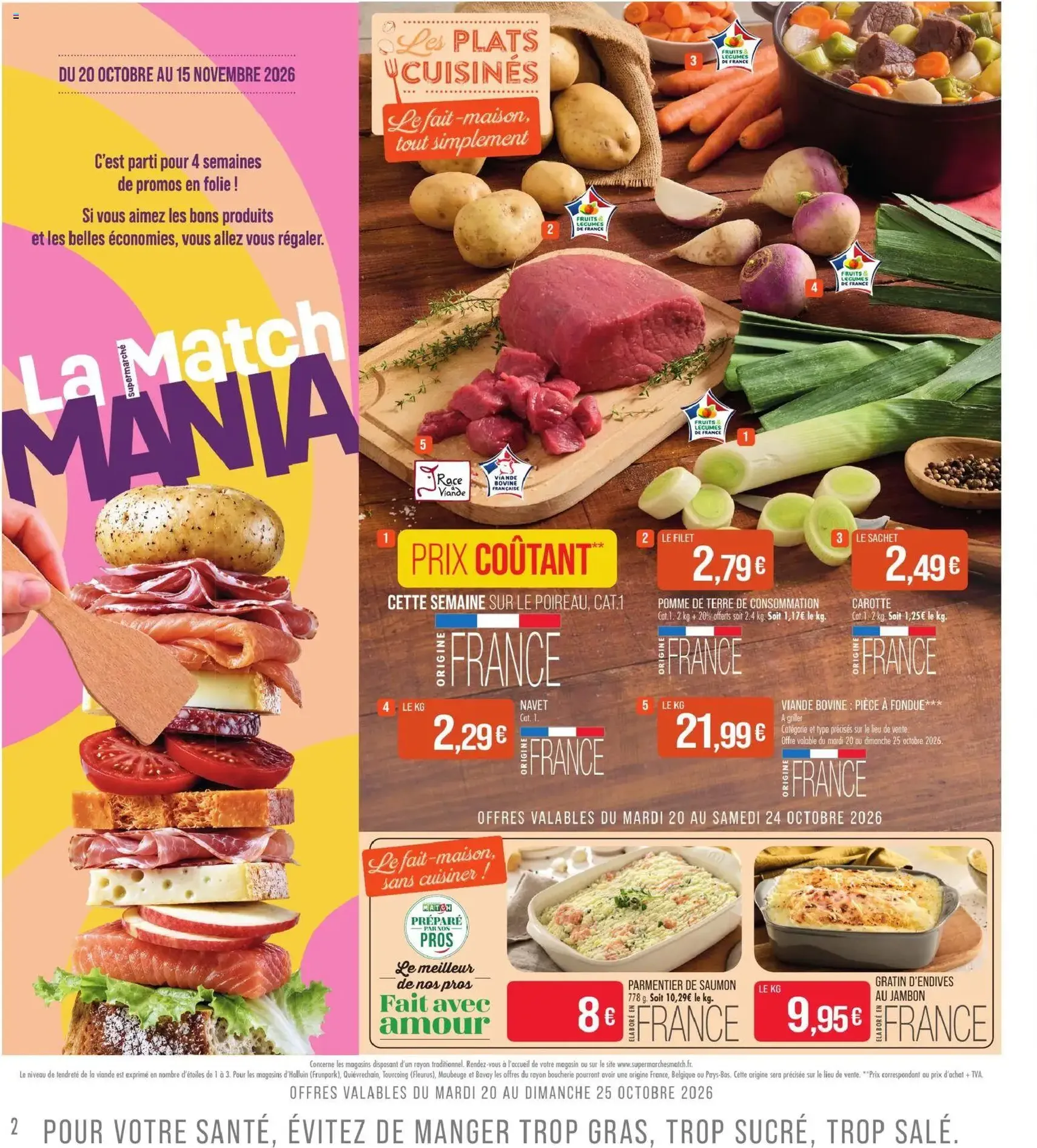 Match Supermarché catalogue - brochure valable à partir du 20/10/2026, page 2 sur 24