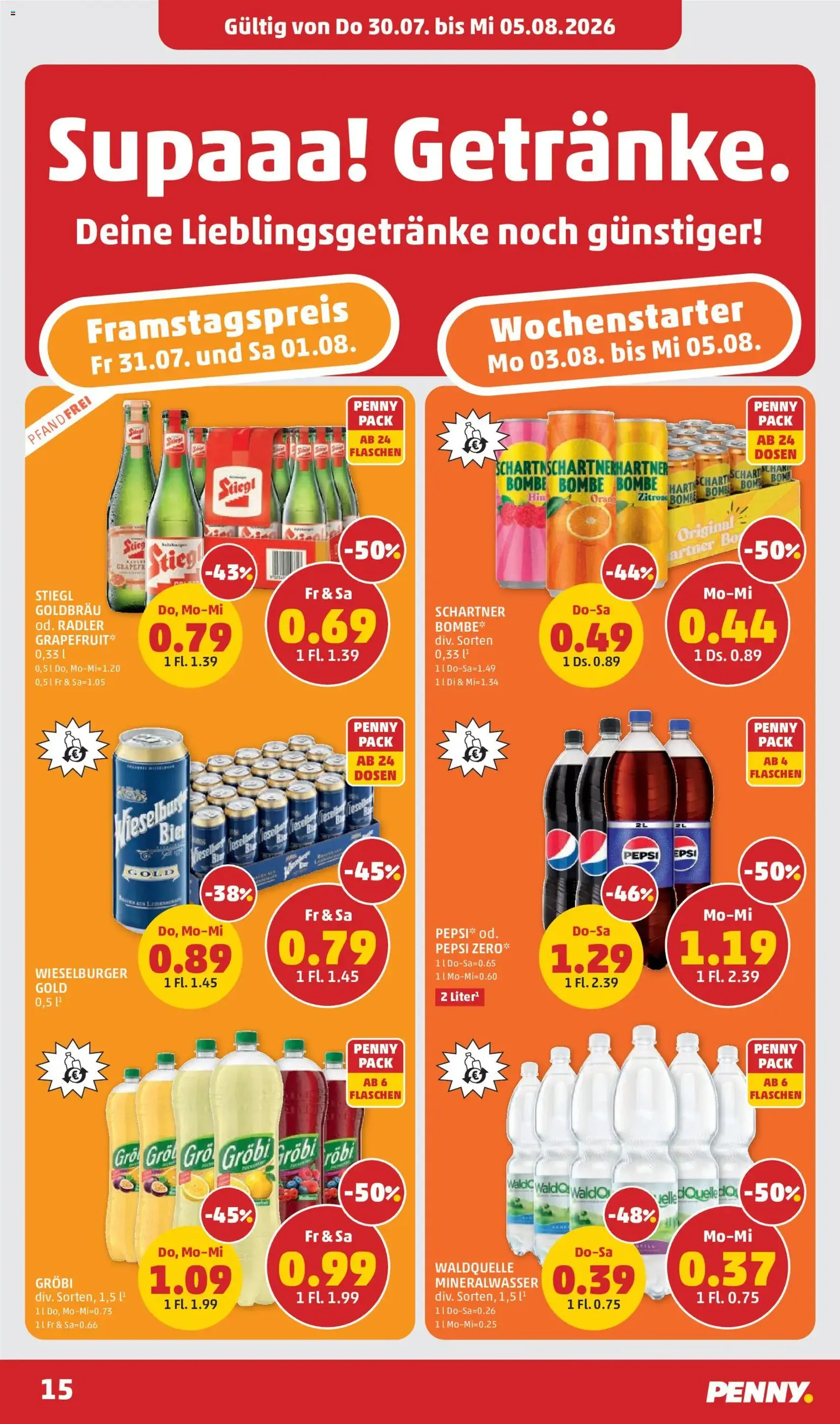 Penny Markt Flugblatt - Gültiger Prospekt ab 30.07.2026, Seite 15 von insgesamt 28
