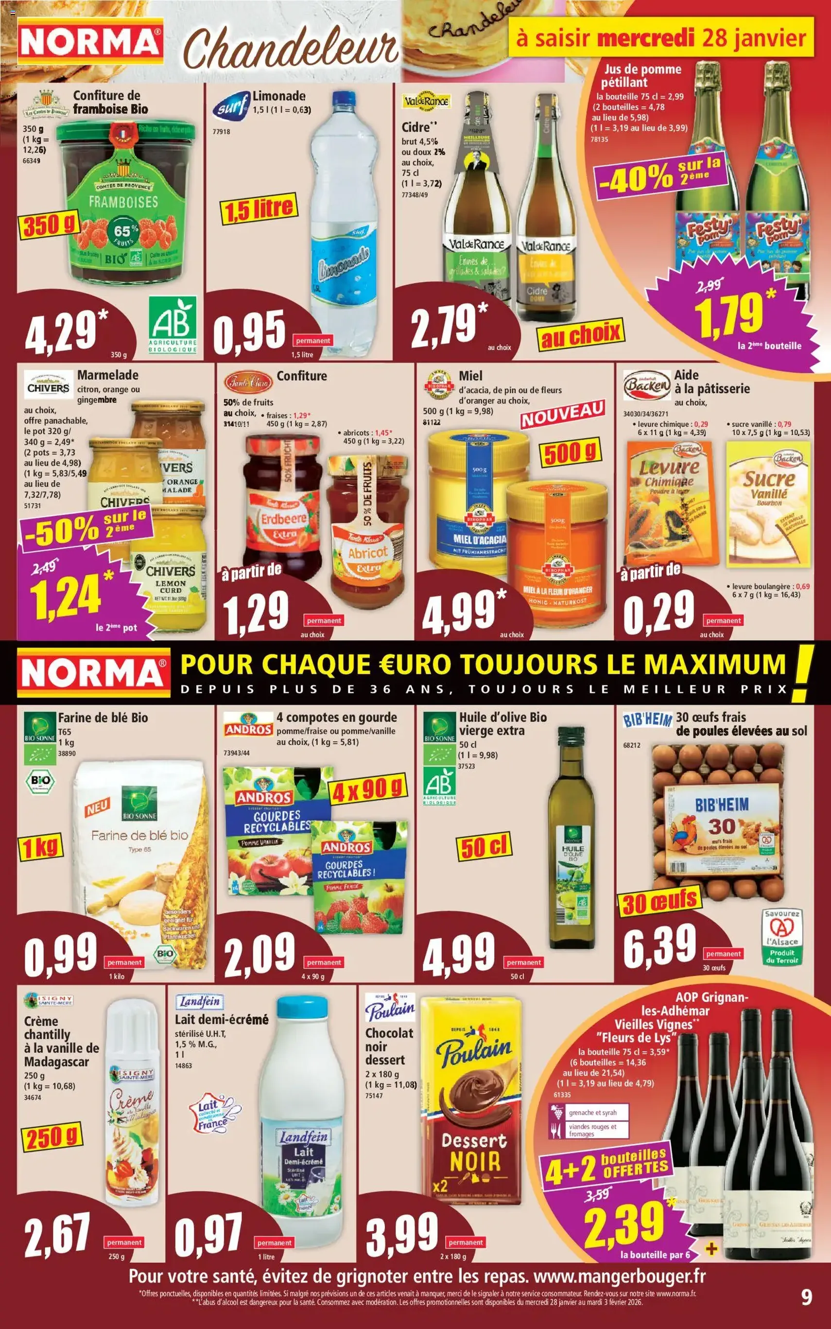 Norma catalogue - brochure valable à partir du 28/01/2026, page 9 sur 14