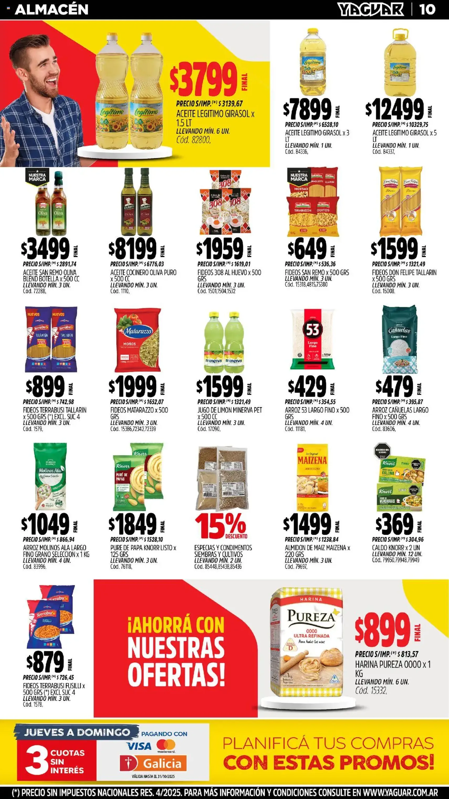 Yaguar catálogo - folleto válido desde 20/10/2025 página 10 de 32 Yaguar catálogo - folleto válido desde 20/10/2025 página 10 de 32