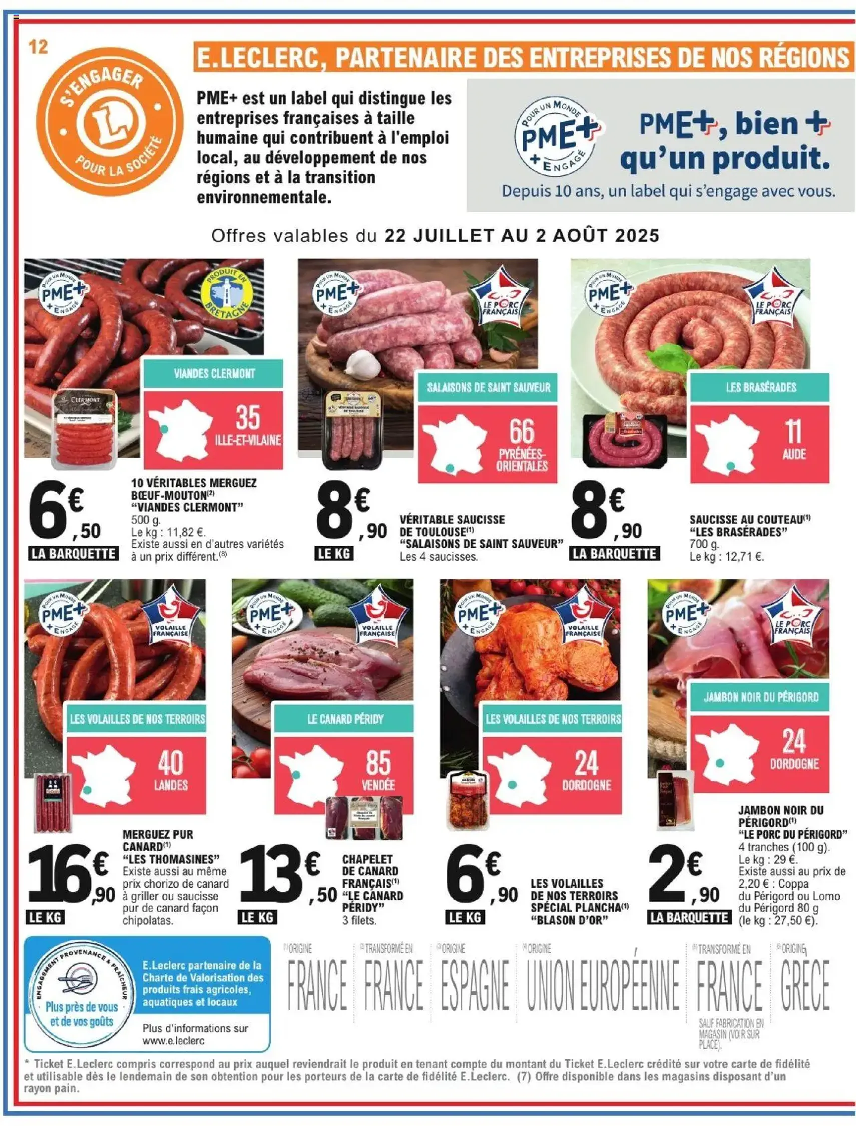E.Leclerc catalogue semaine 30 - brochure valable à partir du 22/07/2025, page 12 sur 32 E.Leclerc catalogue semaine 30 - brochure valable à partir du 22/07/2025, page 12 sur 32
