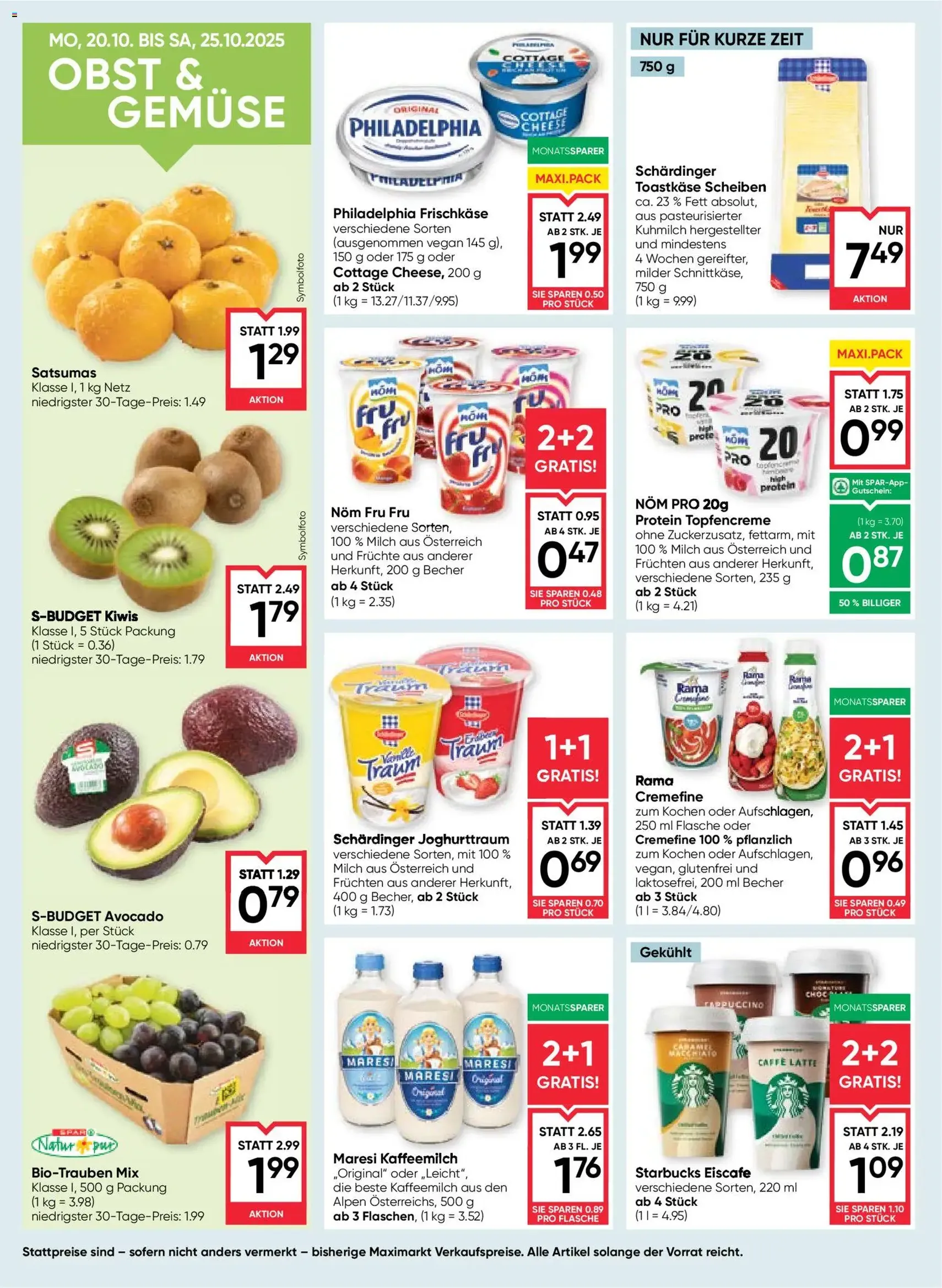 Maximarkt Flugblatt - Gültiger Prospekt ab 23.10.2025, Seite 10 von insgesamt 24 Maximarkt Flugblatt - Gültiger Prospekt ab 23.10.2025, Seite 10 von insgesamt 24