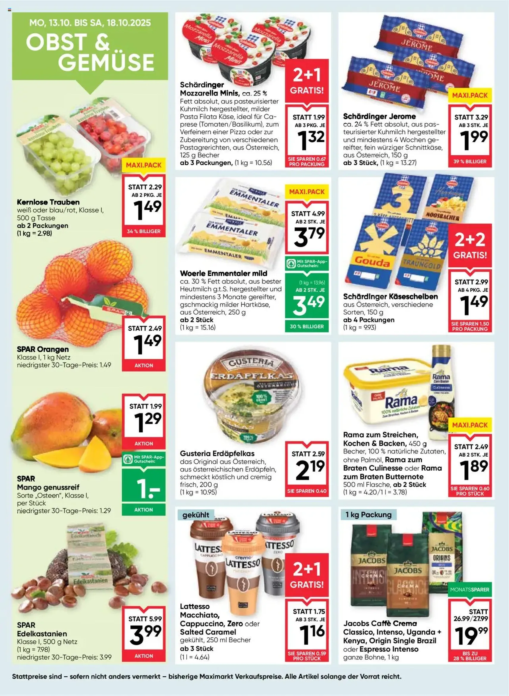 Maximarkt Flugblatt - Gültiger Prospekt ab 16.10.2025, Seite 10 von insgesamt 24 Maximarkt Flugblatt - Gültiger Prospekt ab 16.10.2025, Seite 10 von insgesamt 24