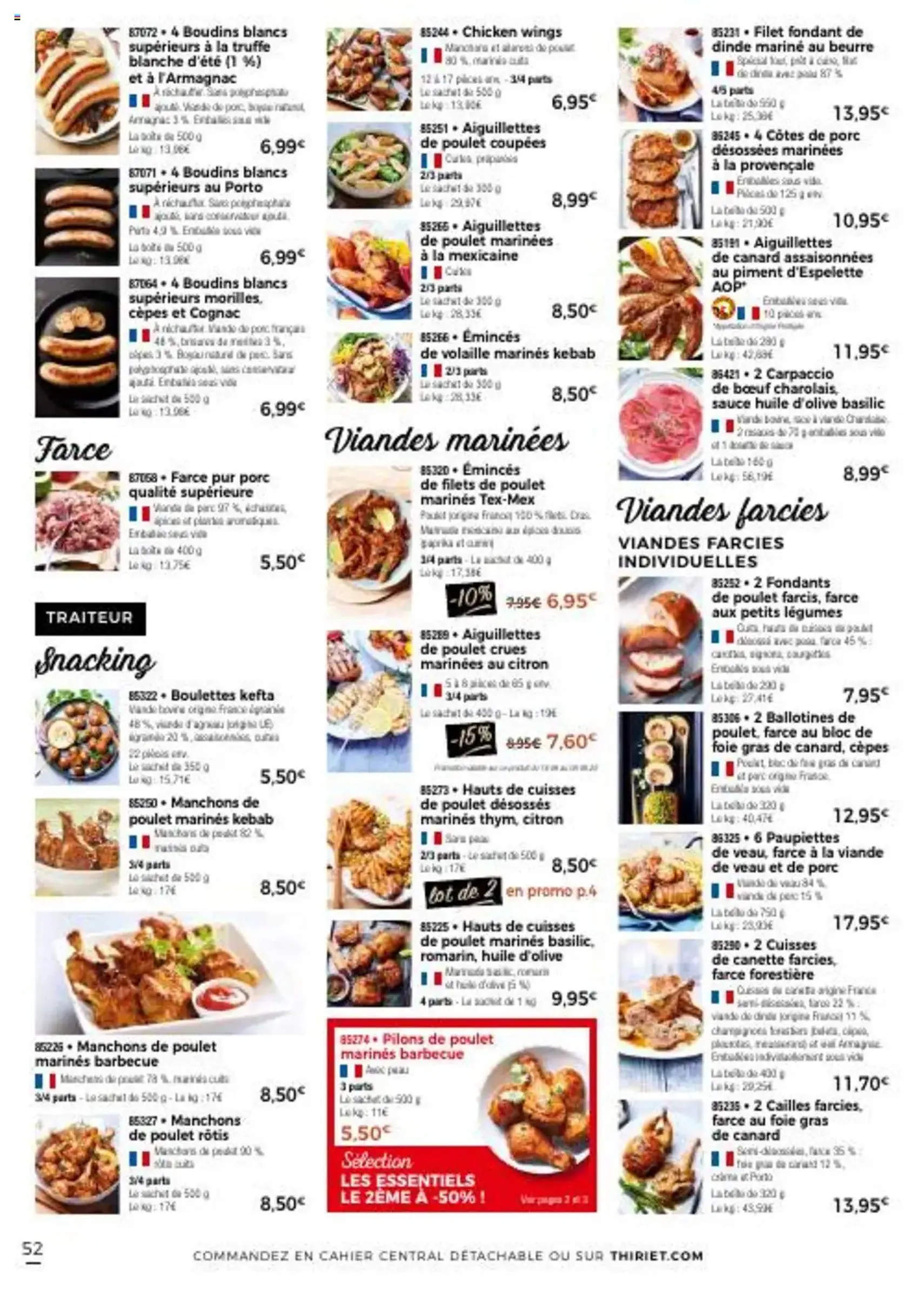 Thiriet catalogue livraison à domicile - brochure valable à partir du 11/07/2025, page 52 sur 80 Thiriet catalogue livraison à domicile - brochure valable à partir du 11/07/2025, page 52 sur 80