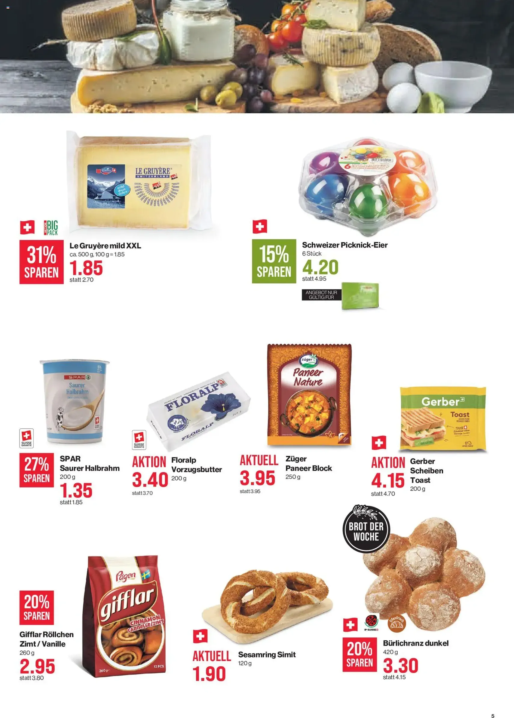 SPAR aktionen - Gültiger Prospekt ab 24.09.2026, Seite 5 von insgesamt 17