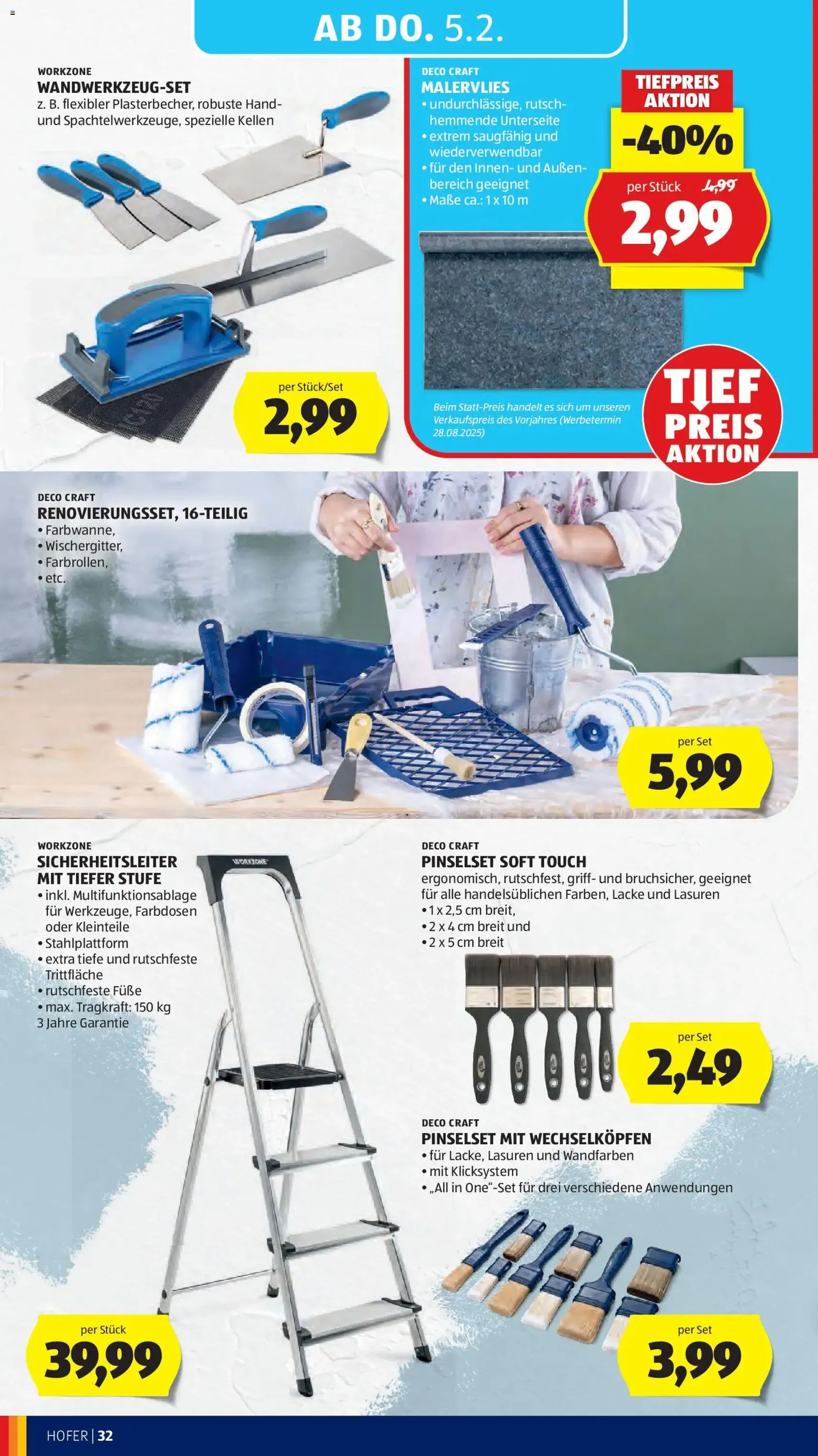 Hofer Flugblatt - Gültiger Prospekt ab 30.01.2026, Seite 36 von insgesamt 41