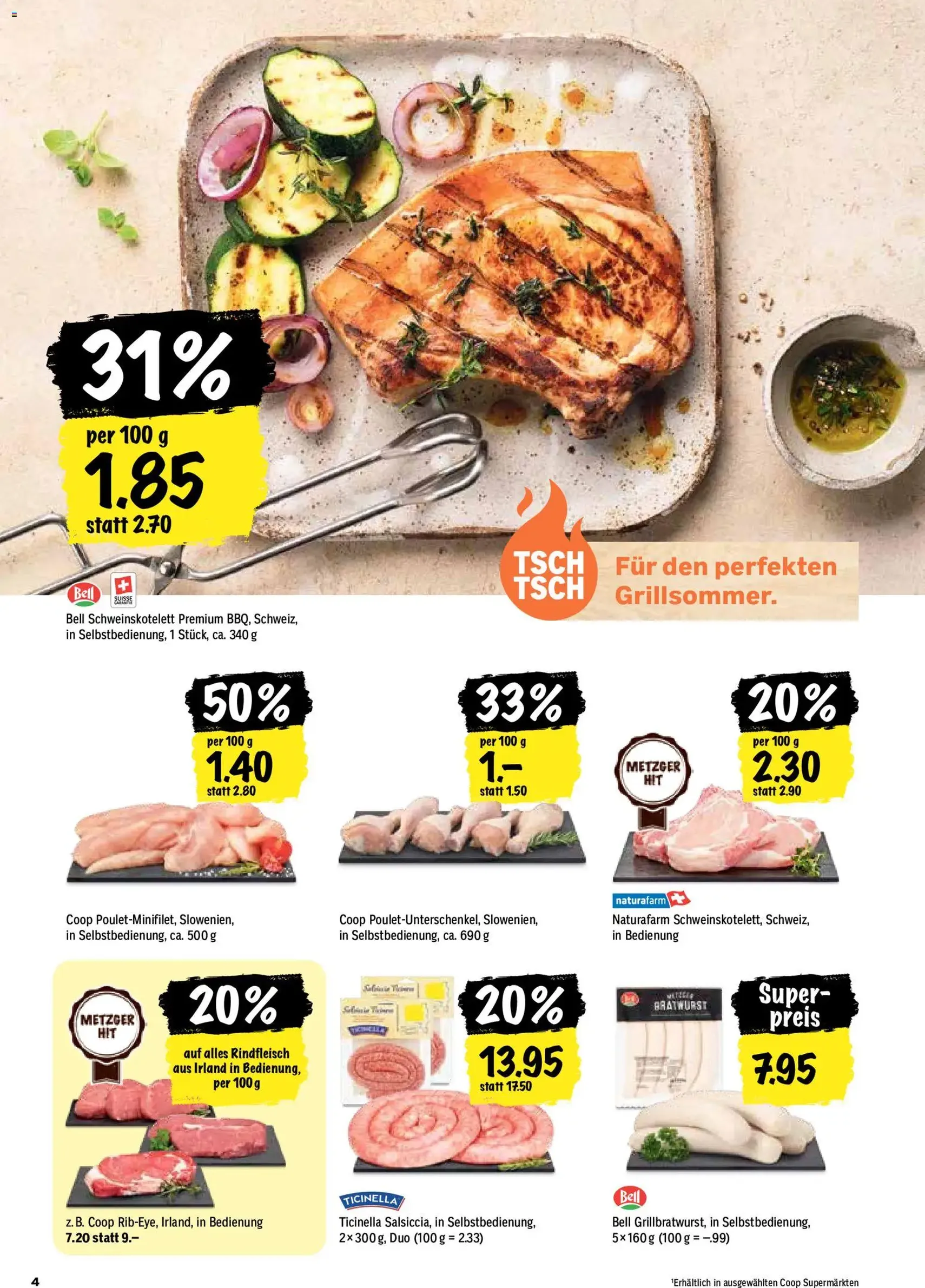 Coop aktionen - Gültiger Prospekt ab 04.06.2026, Seite 4 von insgesamt 24