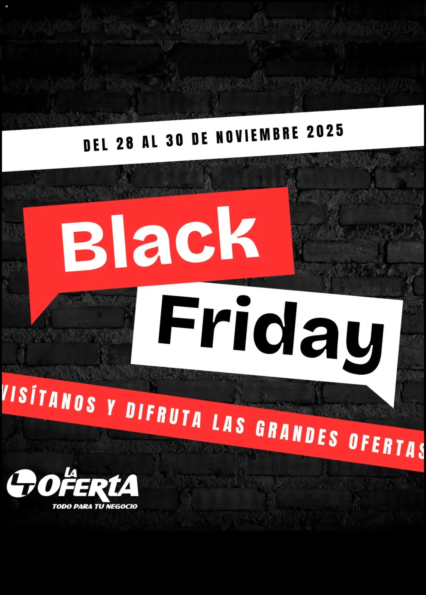 Black Friday La Oferta - folleto válido desde 28.11.2025 página 1 de 1