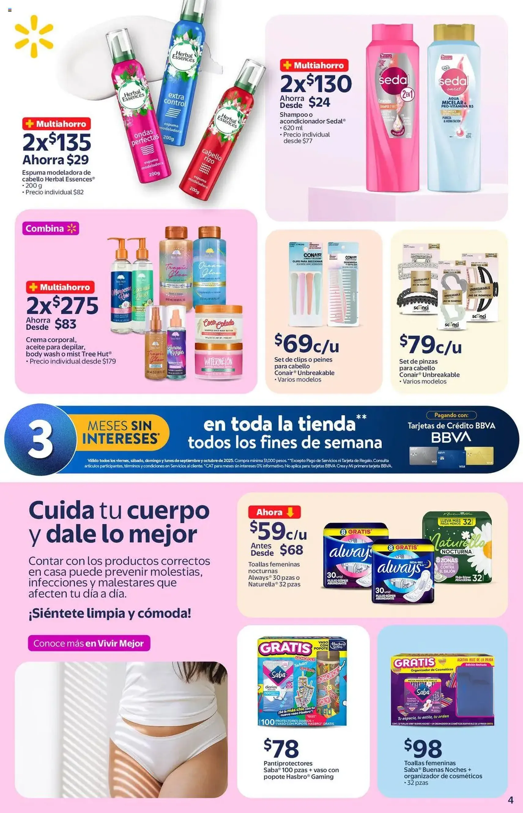 Walmart - Folleto la belleza - folleto válido desde 19/09/2025 página 4 de 21 Walmart - Folleto la belleza - folleto válido desde 19/09/2025 página 4 de 21