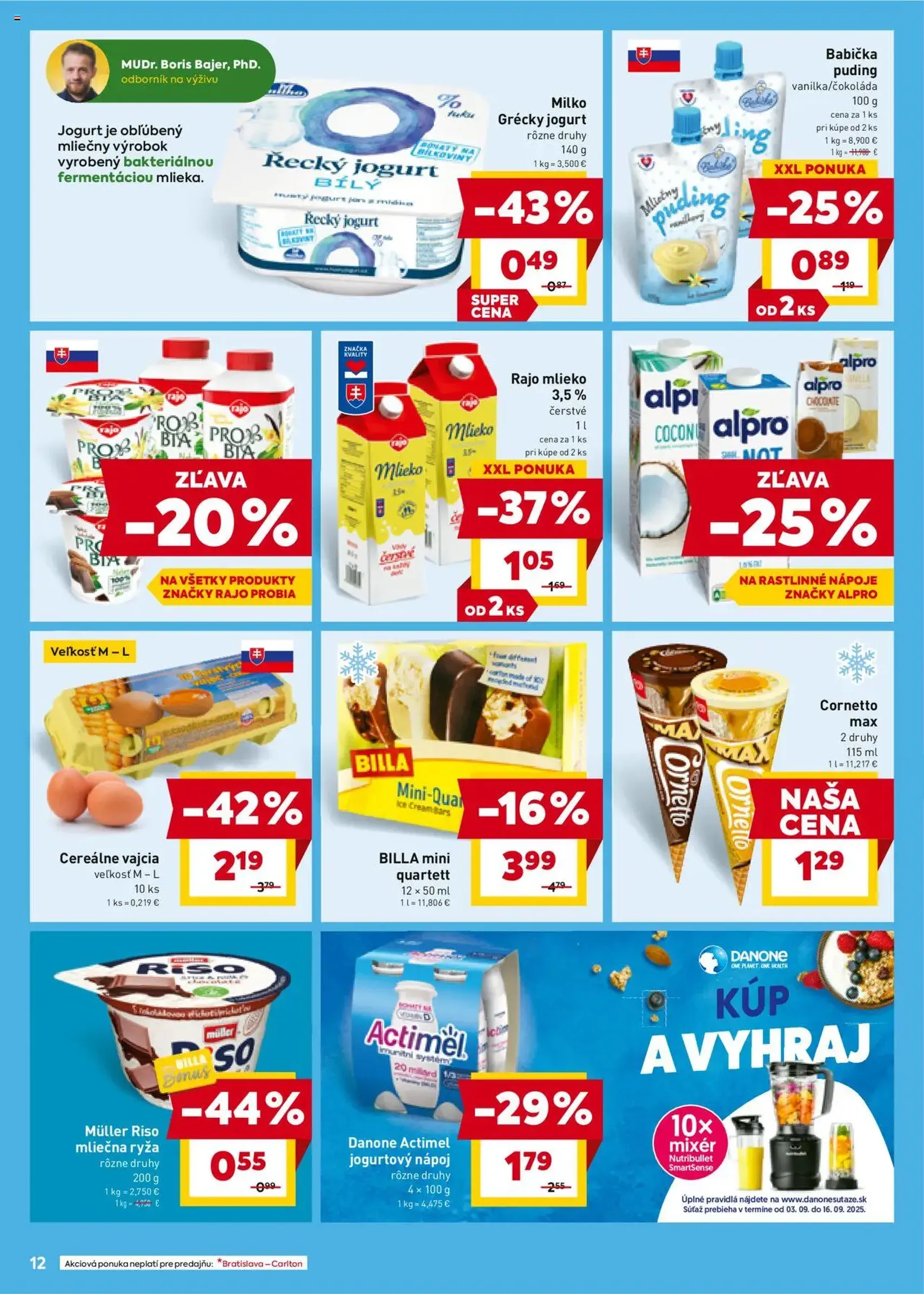 Billa leták - platný leták od 03.09.2025 strana 12 z 20 Billa leták - platný leták od 03.09.2025 strana 12 z 20