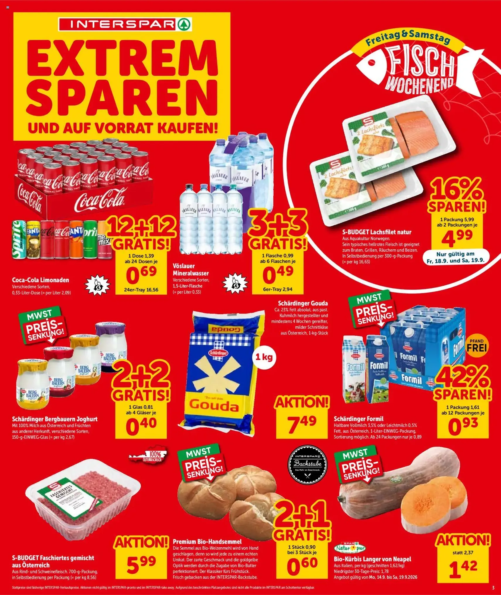 Interspar - Flugblatt - Gültiger Prospekt ab 17.09.2026, Seite 3 von insgesamt 16