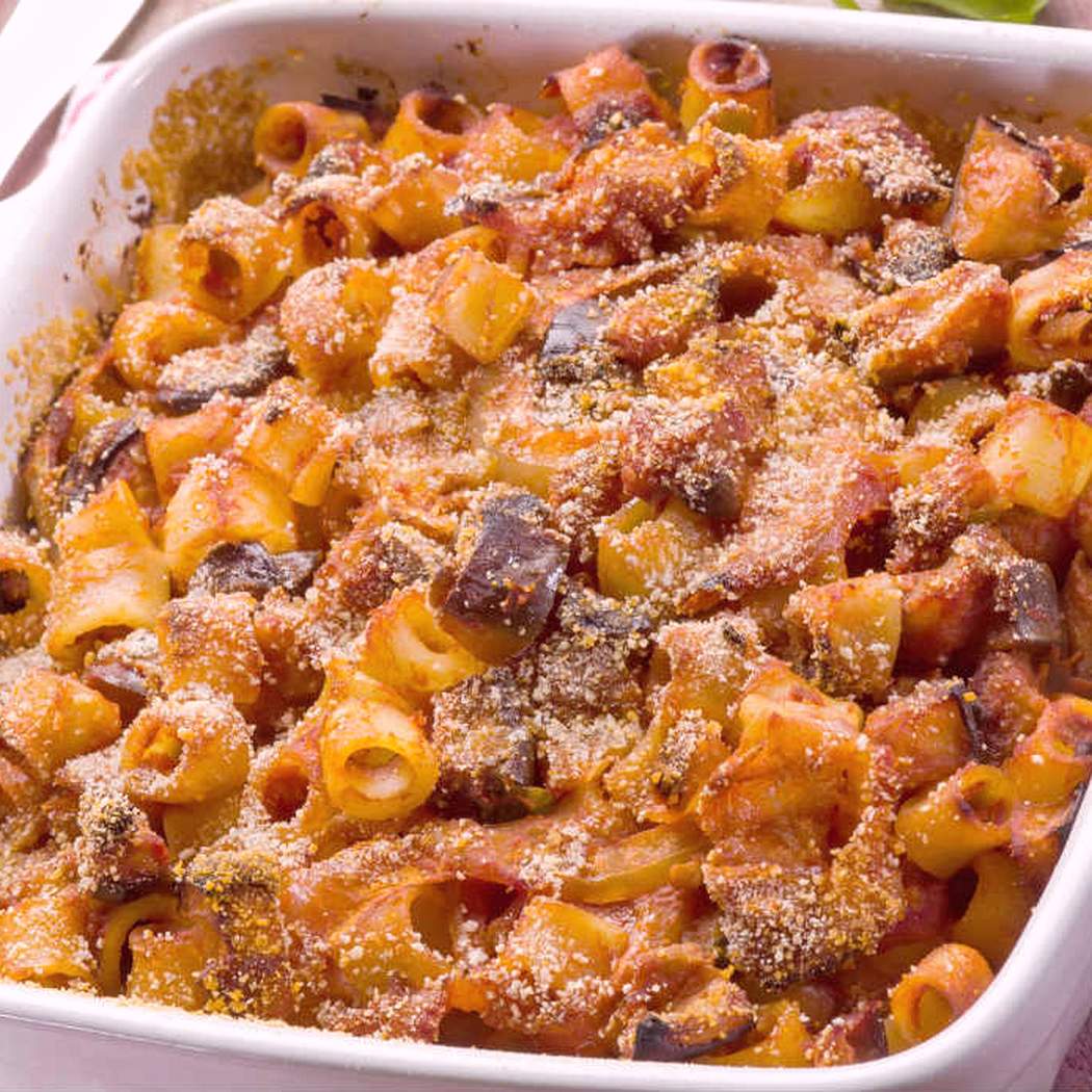 Pasta alla norma al forno