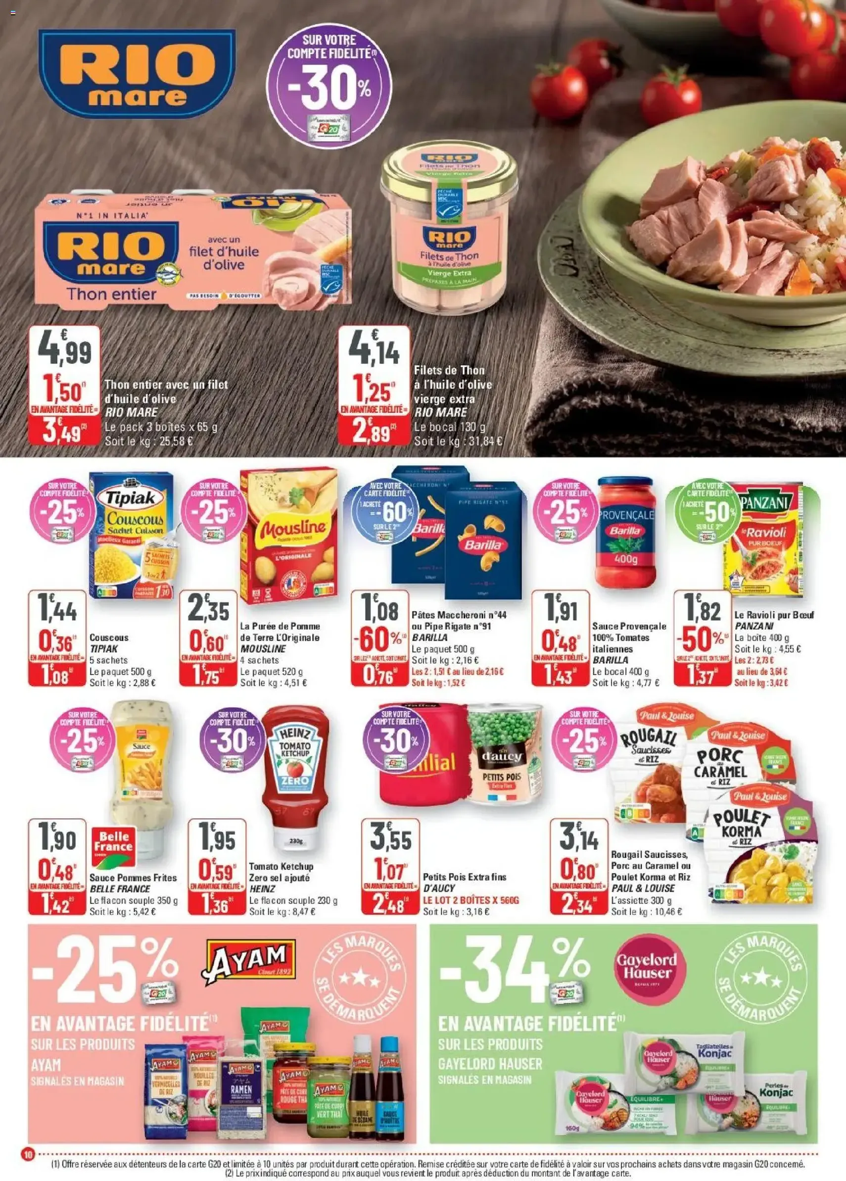 G20 Supermarchés catalogue - brochure valable à partir du 26/08/2026, page 10 sur 20