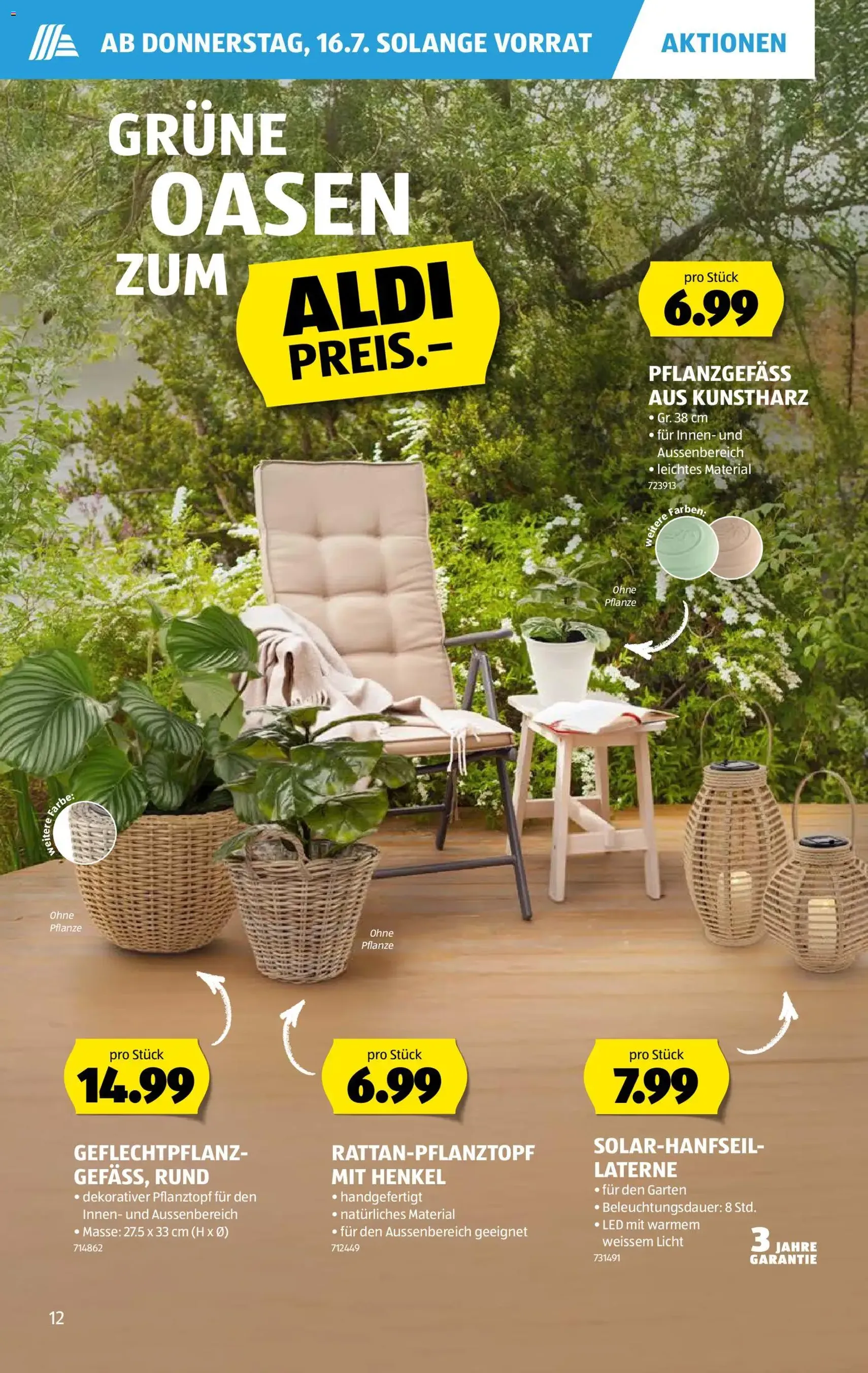 Aldi aktionen - Gültiger Prospekt ab 16.07.2026, Seite 12 von insgesamt 36