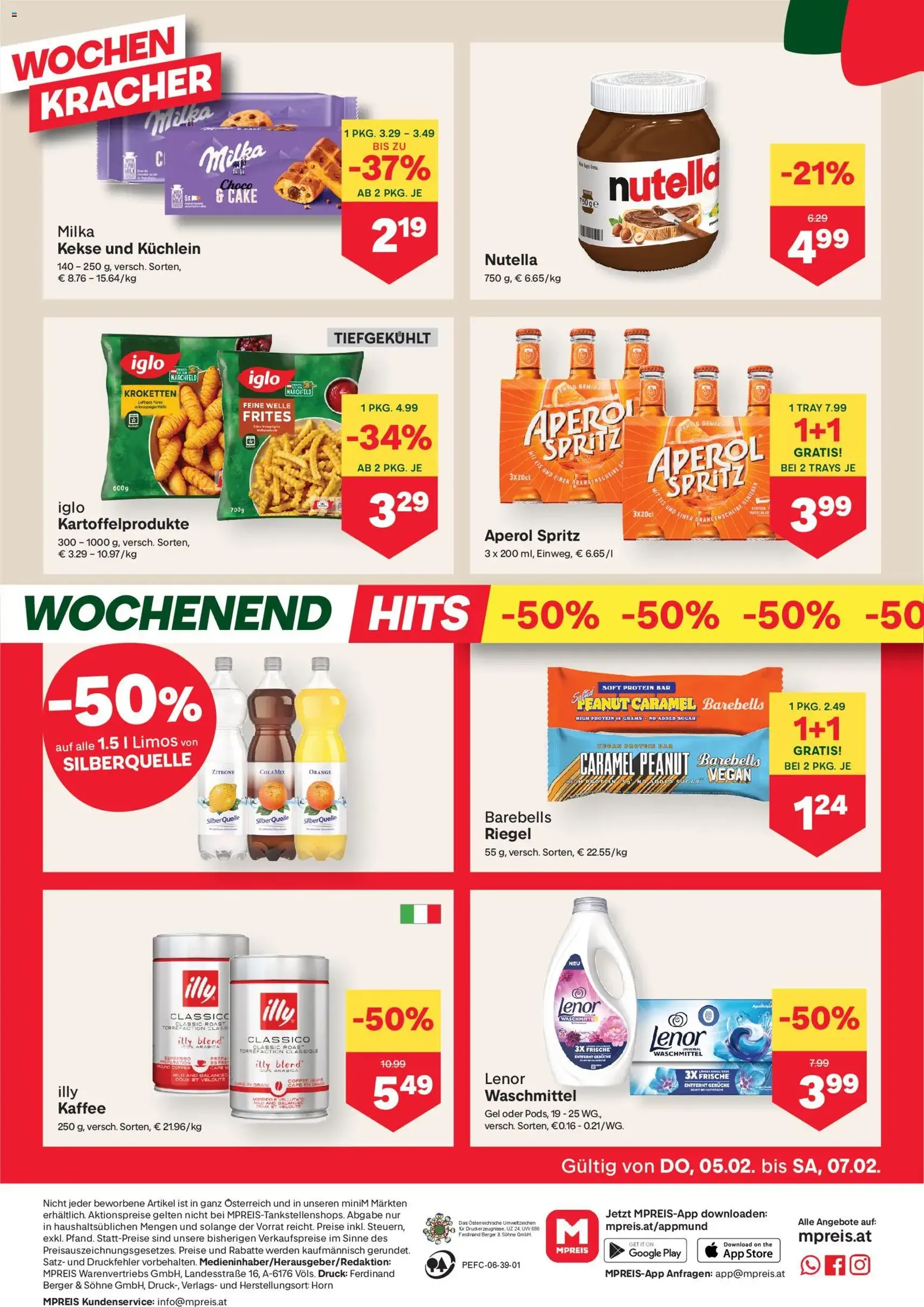 MPREIS Flugblatt - Gültiger Prospekt ab 05.02.2026, Seite 16 von insgesamt 20