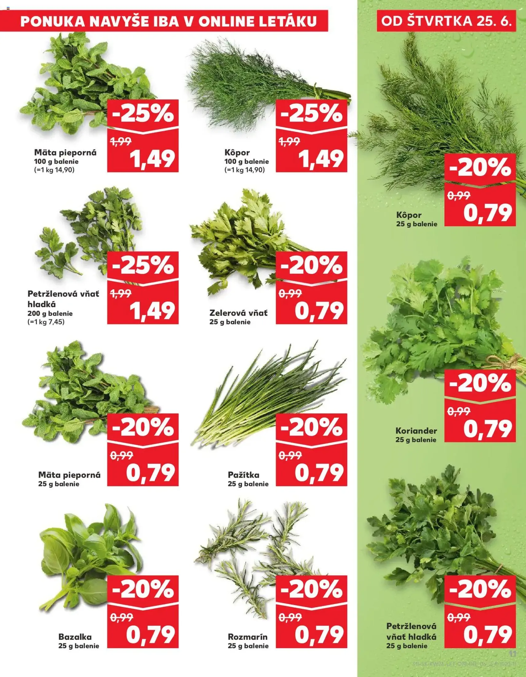 Kaufland SK akciós újság - 2026.06.25. érvényes szórólap 11 oldal 84 oldalból