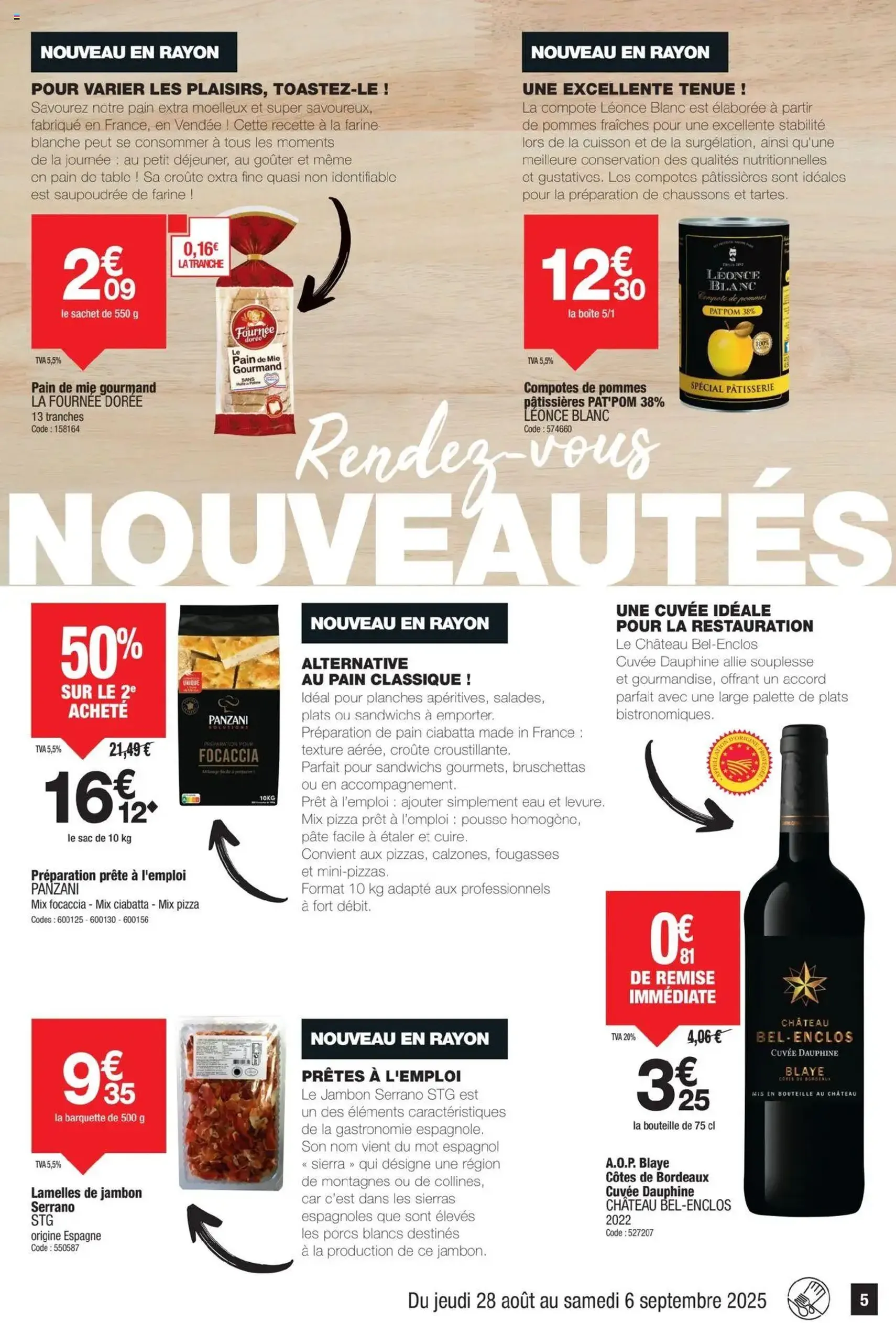 Promocash catalogue - brochure valable à partir du 28/08/2025, page 5 sur 24 Promocash catalogue - brochure valable à partir du 28/08/2025, page 5 sur 24