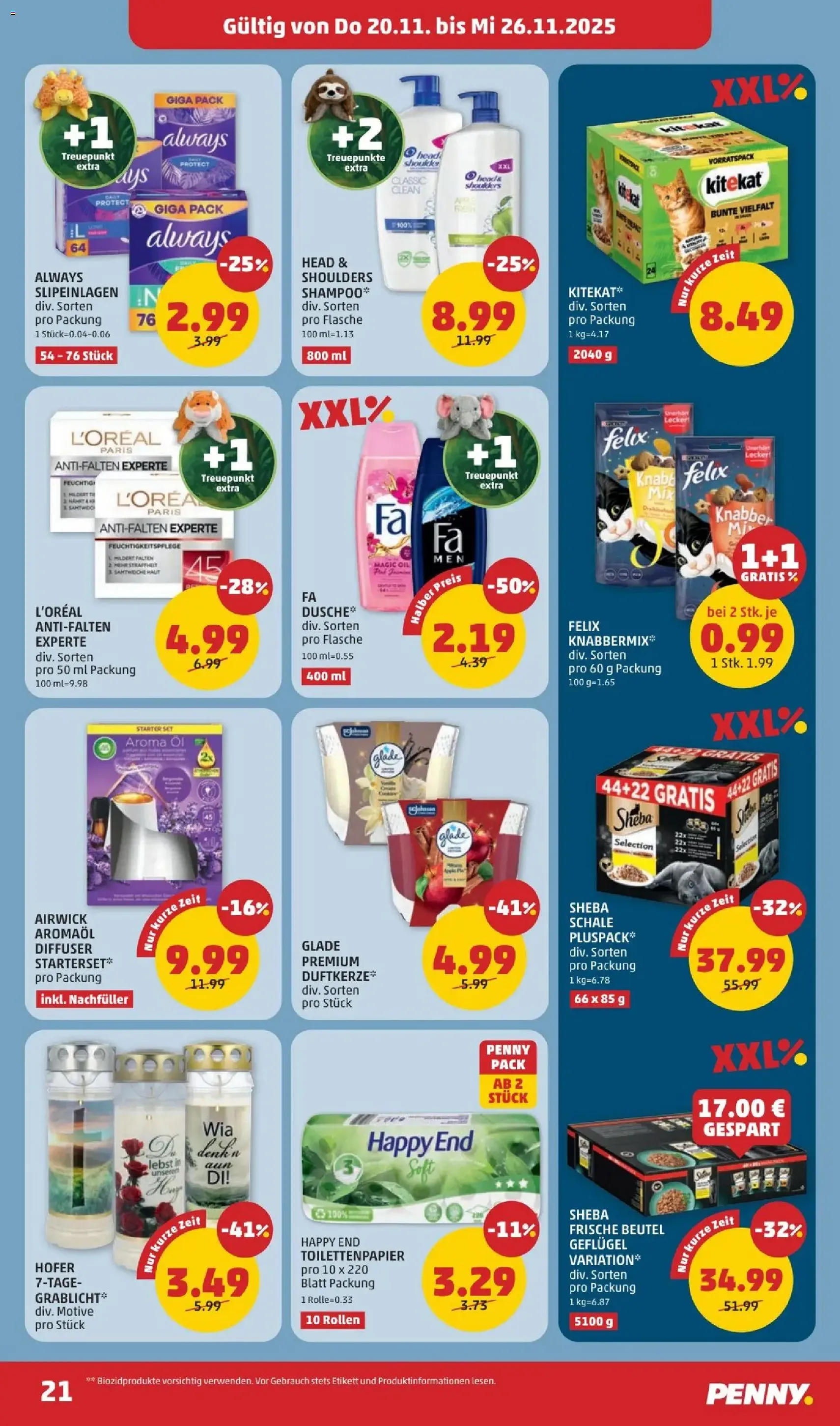 Penny Markt Flugblatt - Gültiger Prospekt ab 20.11.2025, Seite 21 von insgesamt 32